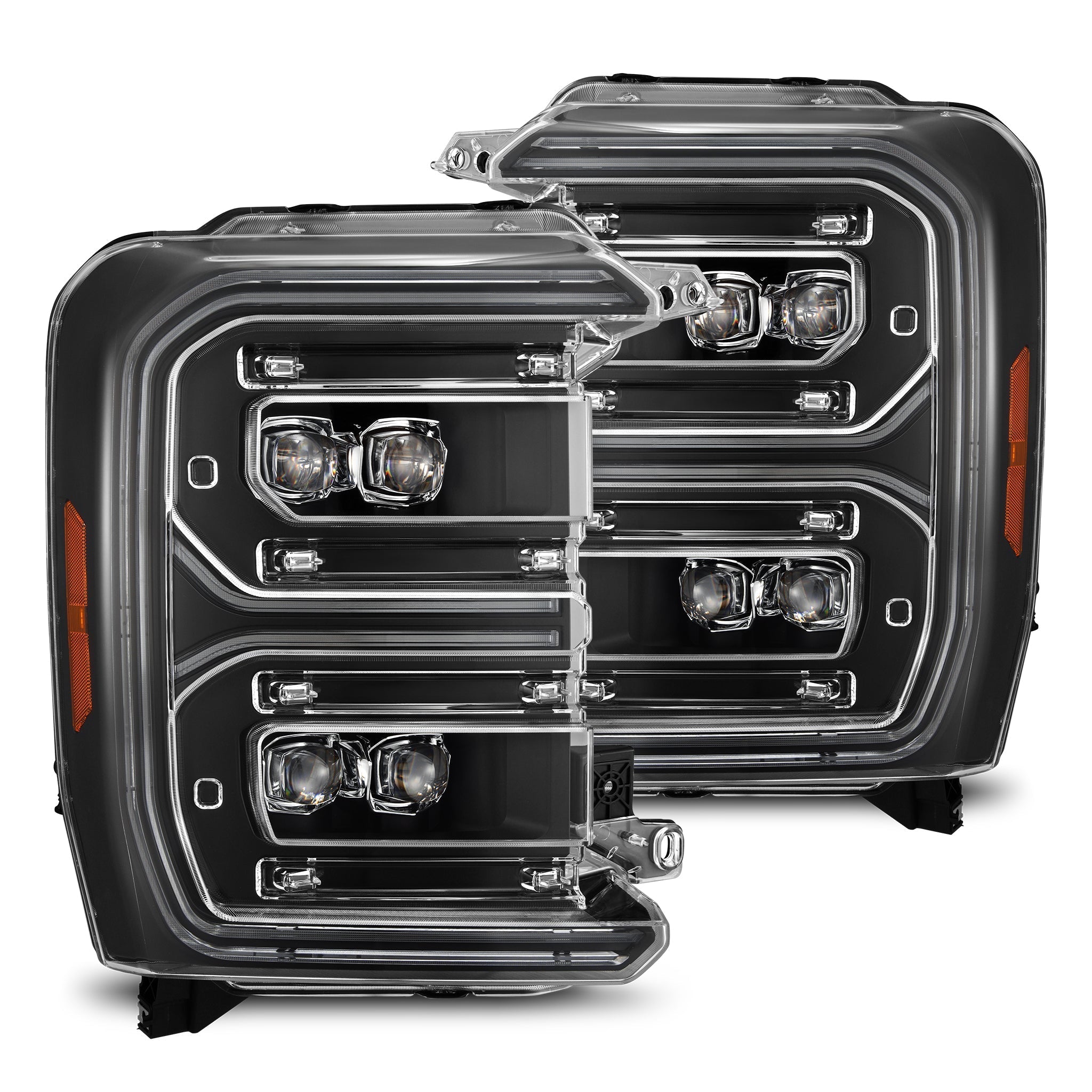 23-26 Ford Super Duty NOVA-Series LED Projector Headlights Black