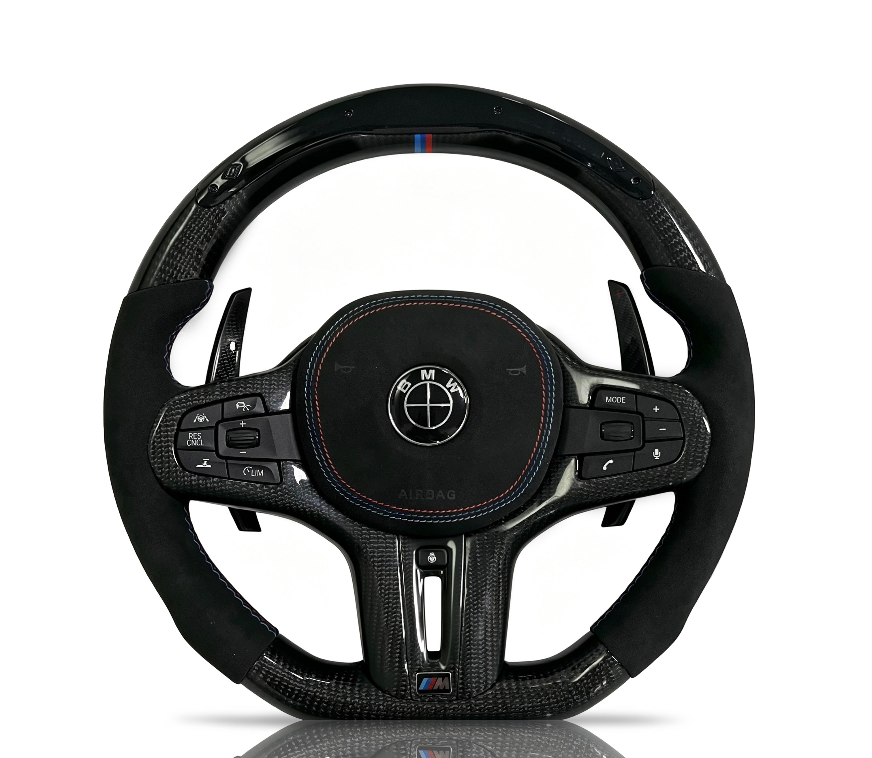 Vero Motorsport BMW Carbon Fibre & Alcantara Steering Wheel (Design 23)