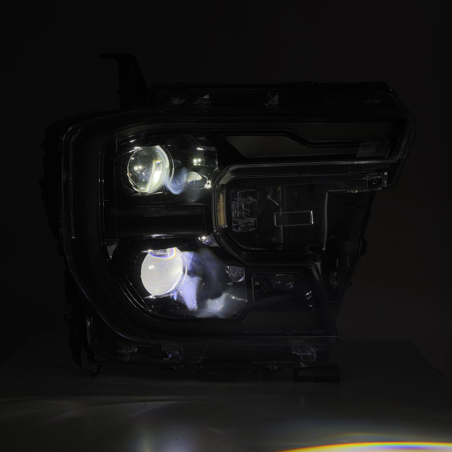 24-26 Ford Ranger / Ranger Raptor LUXX-Series LED Projector Headlights Alpha-Black