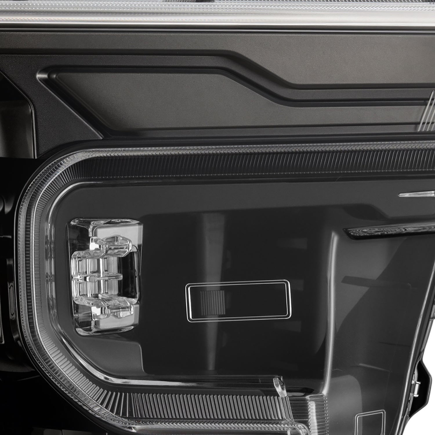 24-26 Ford Ranger / Ranger Raptor LUXX-Series LED Projector Headlights Alpha-Black