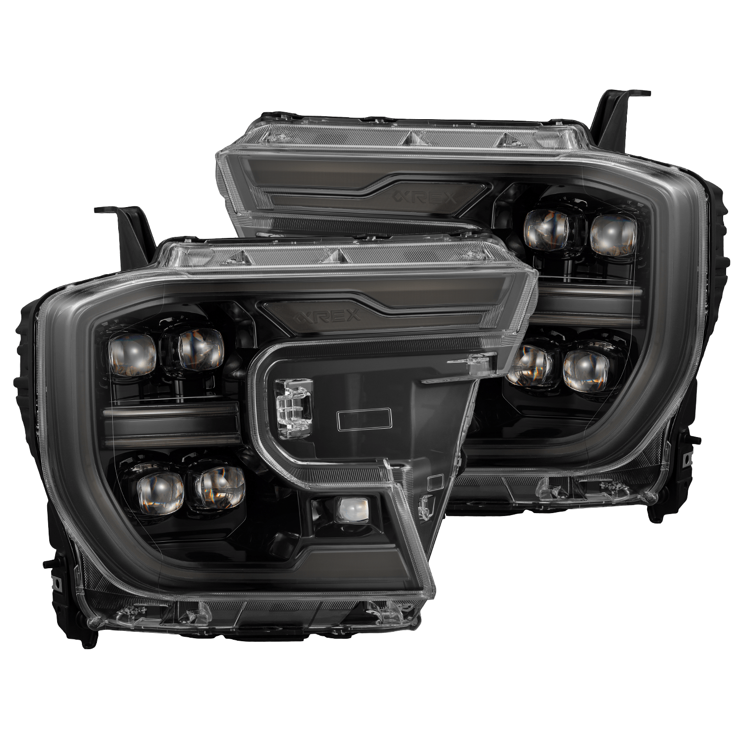24-26 Ford Ranger / Ranger Raptor NOVA-Series LED Projector Headlights Alpha-Black