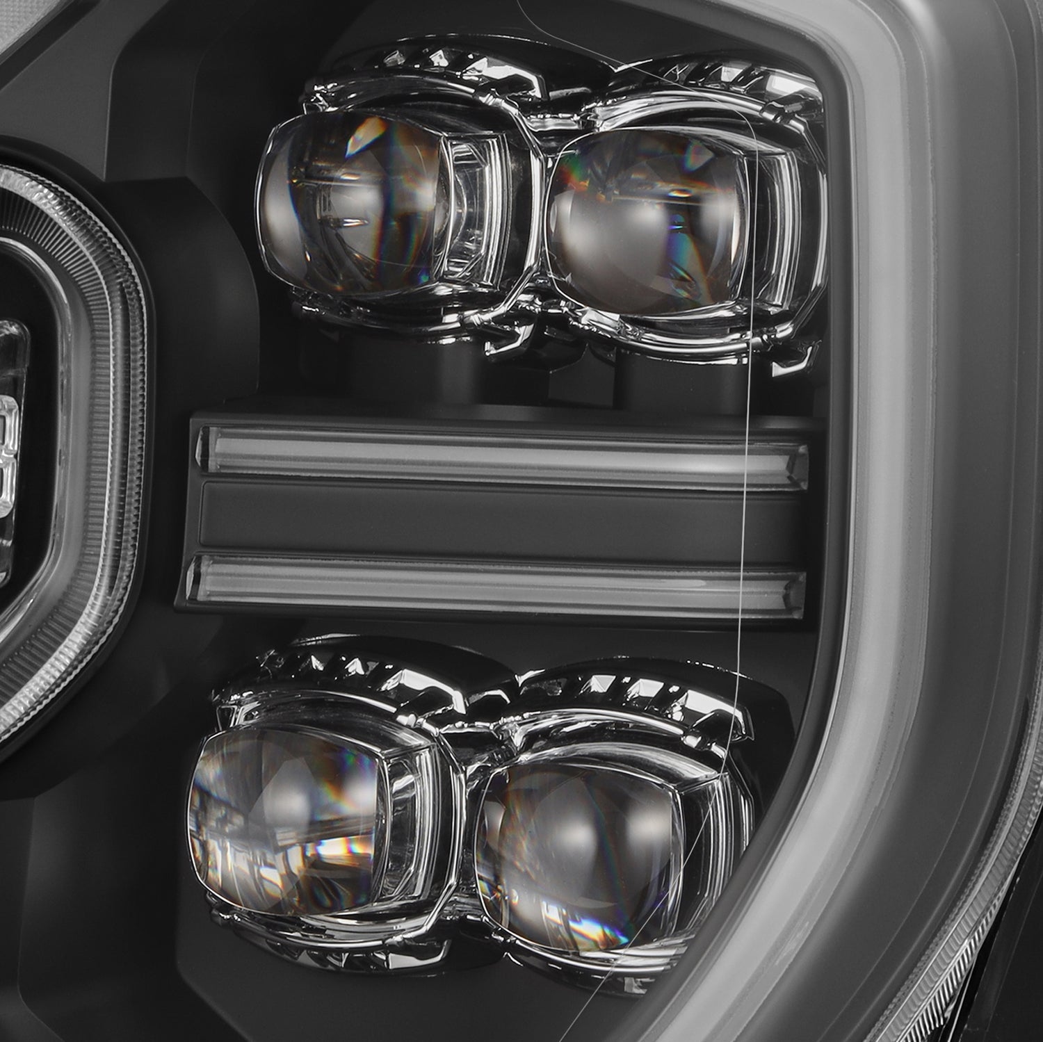 24-26 Ford Ranger / Ranger Raptor NOVA-Series LED Projector Headlights Black