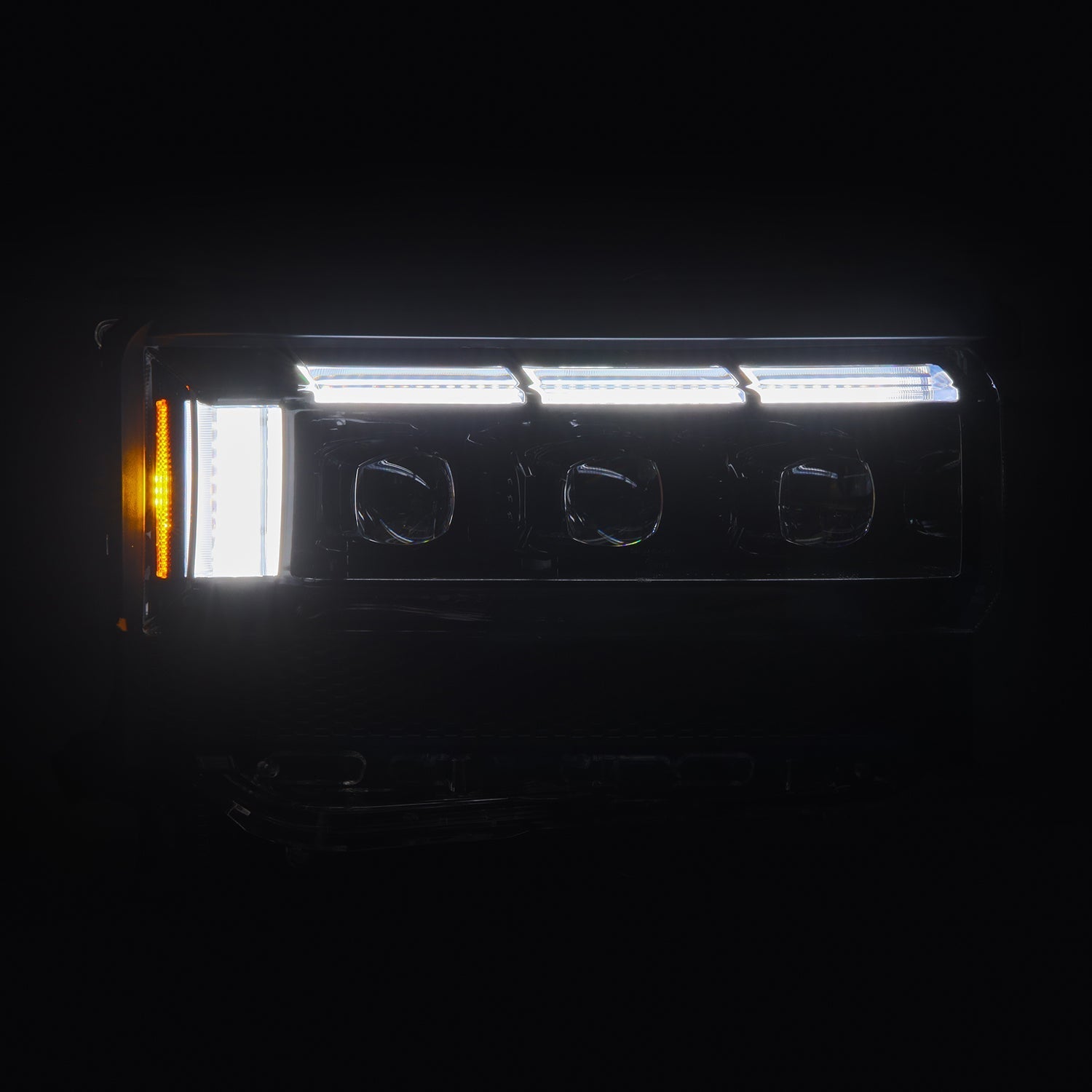 24-26 Toyota Land Cruiser NOVA-Series LED Projector Headlights Alpha-Black
