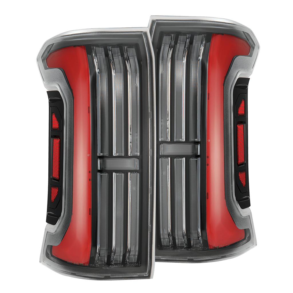 24-26 Toyota Tacoma NOVA-Series Prismatic LED Tail Lights Black-Red