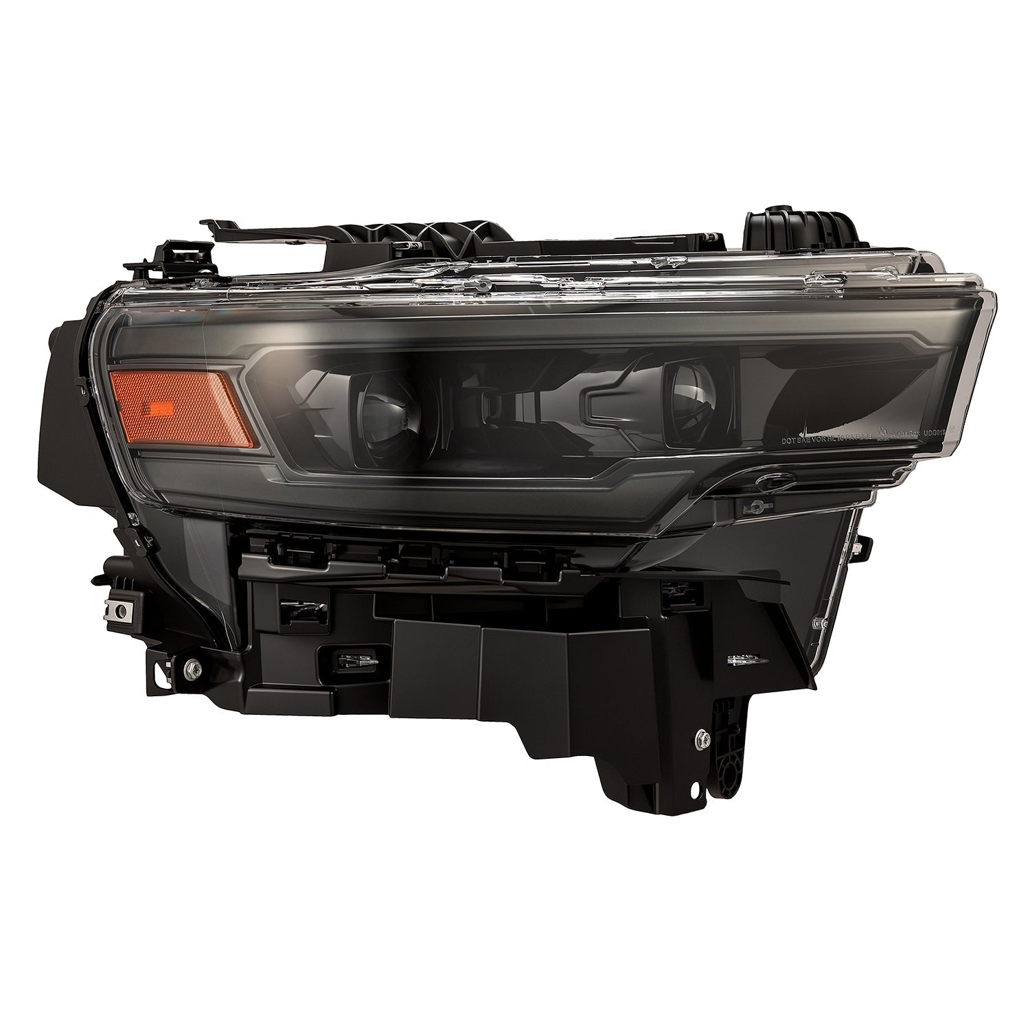 25-26 Ram 1500 LUXX-Series LED Projector Headlights Alpha-Black