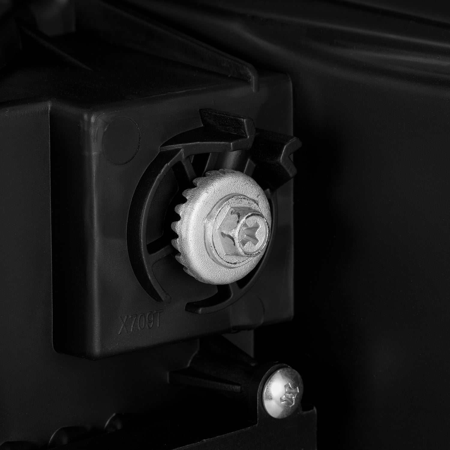 25-26 Ram 1500 LUXX-Series LED Projector Headlights Alpha-Black