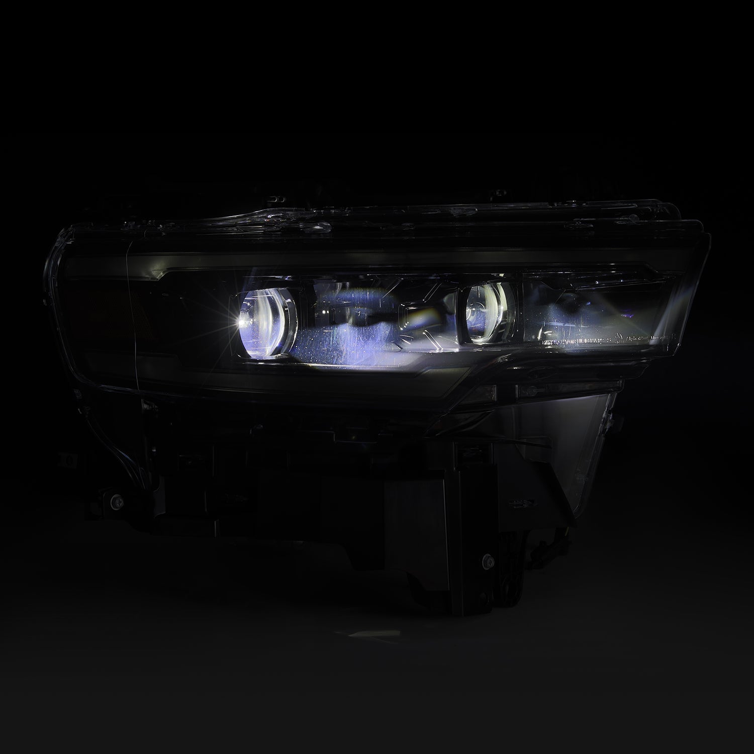 25-26 Ram 1500 LUXX-Series LED Projector Headlights Alpha-Black