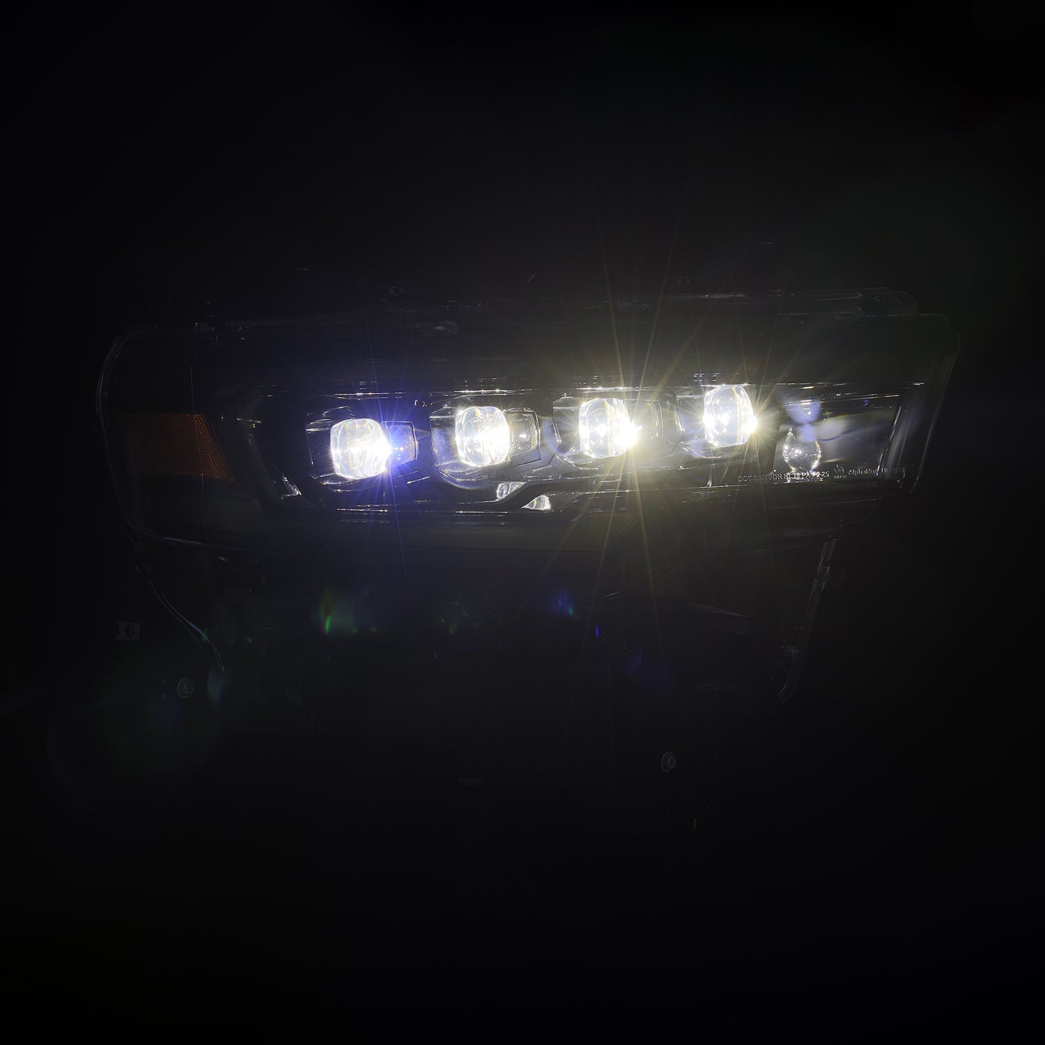 25-26 Ram 1500 NOVA-Series LED Projector Headlights Alpha-Black
