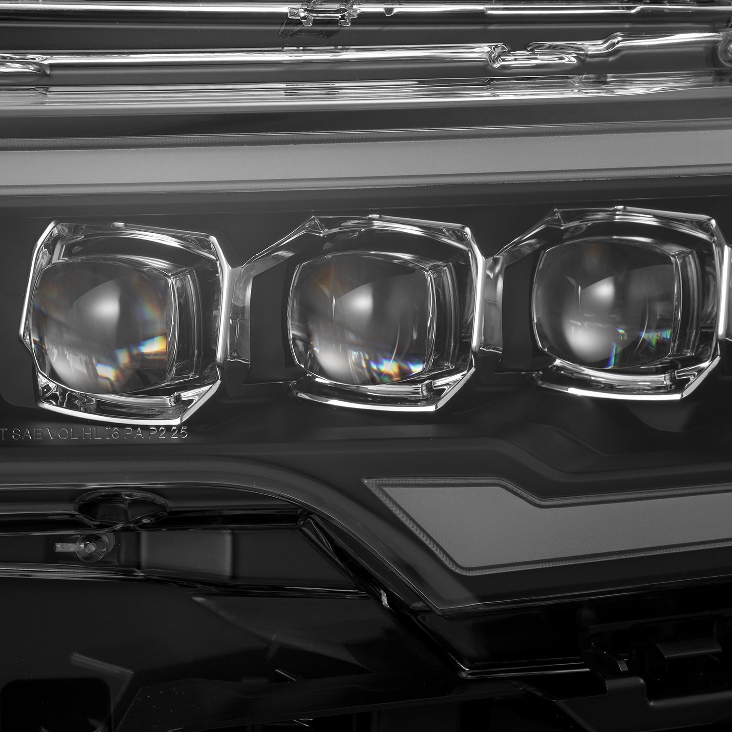 25-26 Ram 1500 NOVA-Series LED Projector Headlights Black