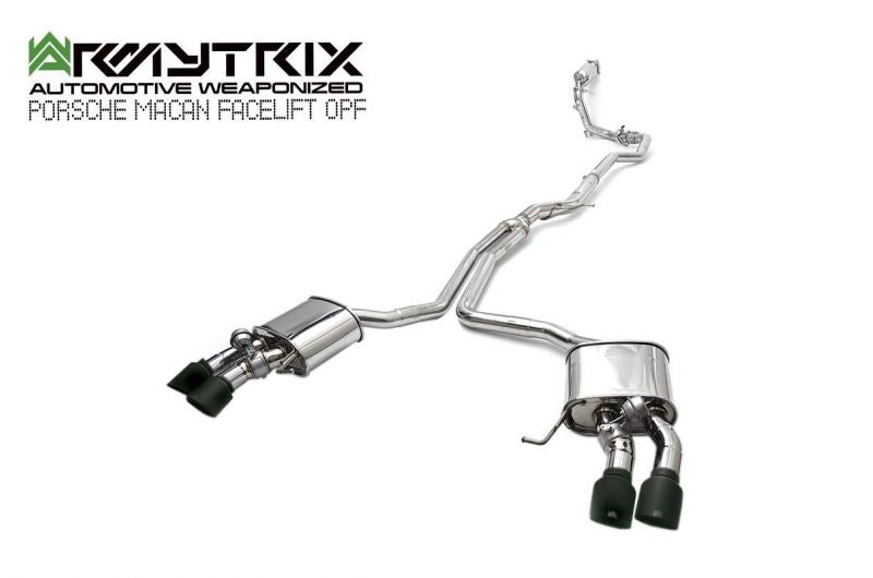 Armytrix Stainless Steel Valvetronic Cat Back Exhaust System Porsche Macan 2.0T 19+ (Facelift OPF)