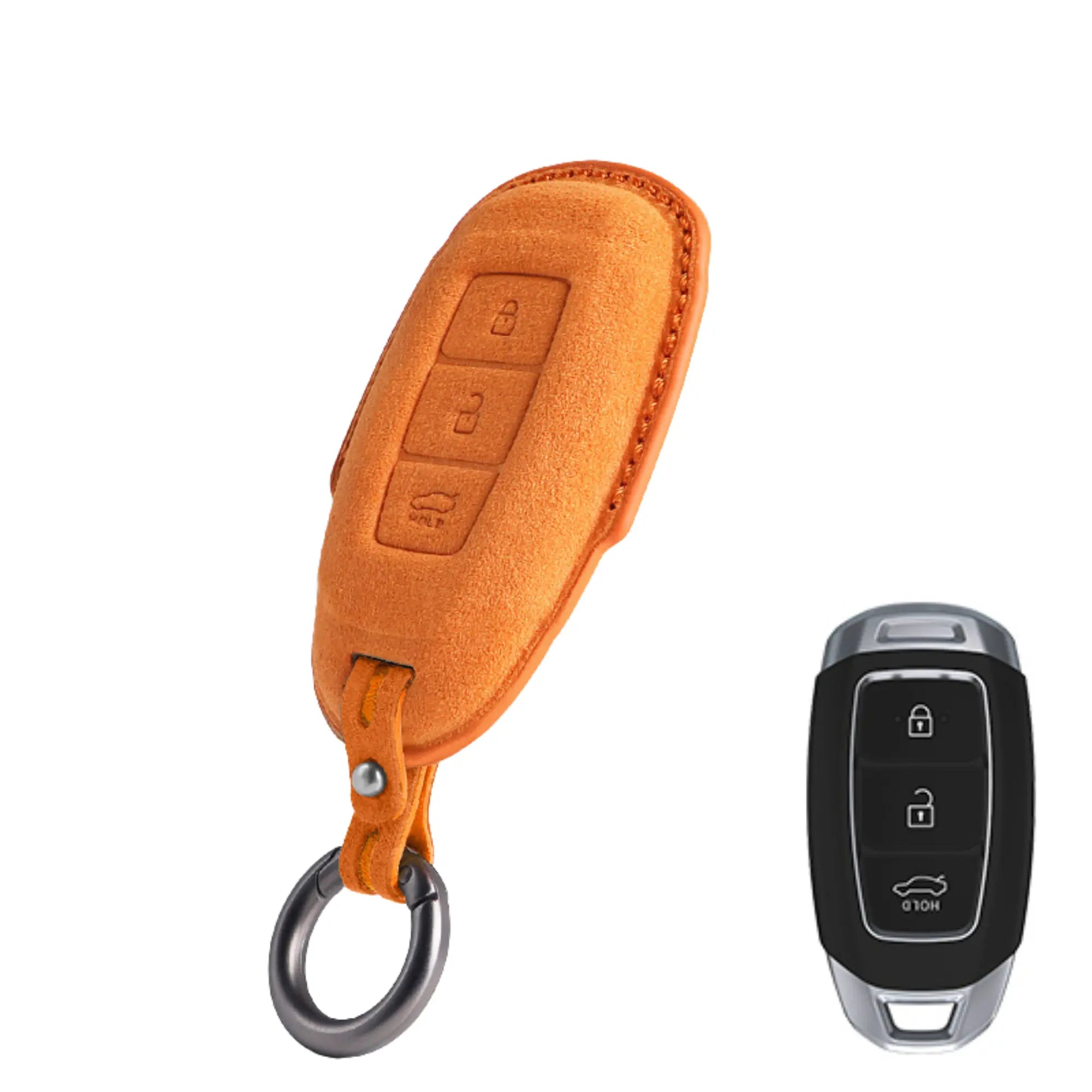 Hyundai Key Cover - Alcantara - Type A