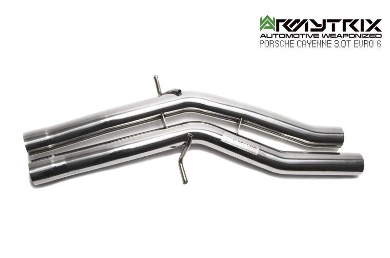Armytrix Stainless Steel Valvetronic Cat Back Exhaust System Porsche Cayenne S E3 2.9TT 18+