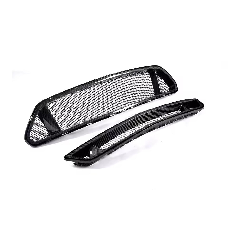 Ford Mustang (2015-2017) Lower and Upper Front Grille Carbon Fibre