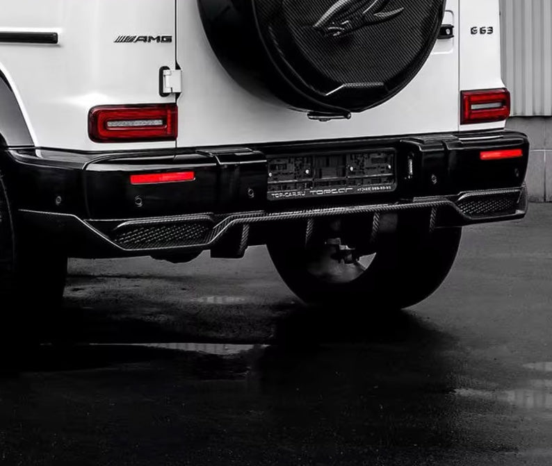 Mercedes Benz G Class Top Car Style Rear Lip (2019-2024) W464 Dry Carbon Fibre