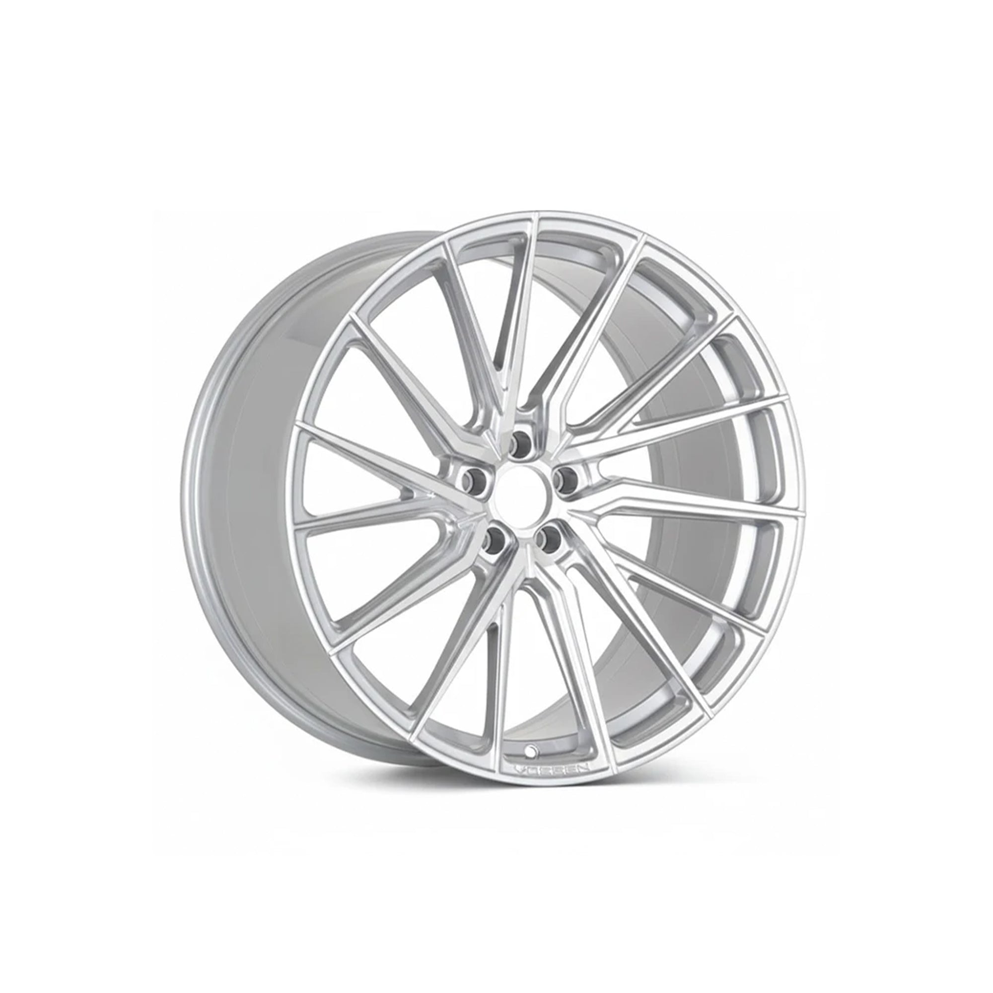 WWC 3S055 | Split-Spoke Flow-Form Wheel – Silver Machined Face