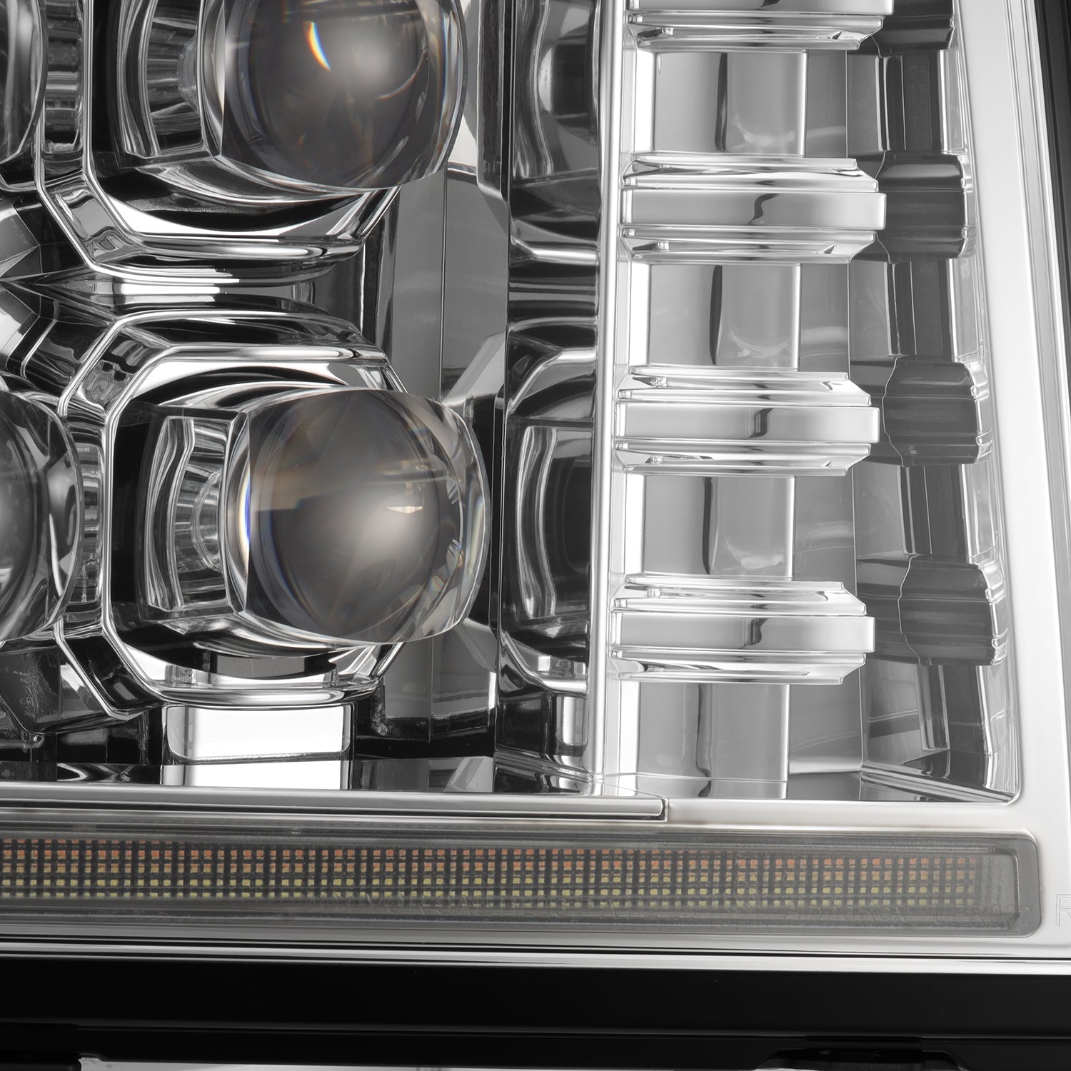 92-96 Ford F-Series/Bronco NOVA-Series LED Projector Headlights Chrome