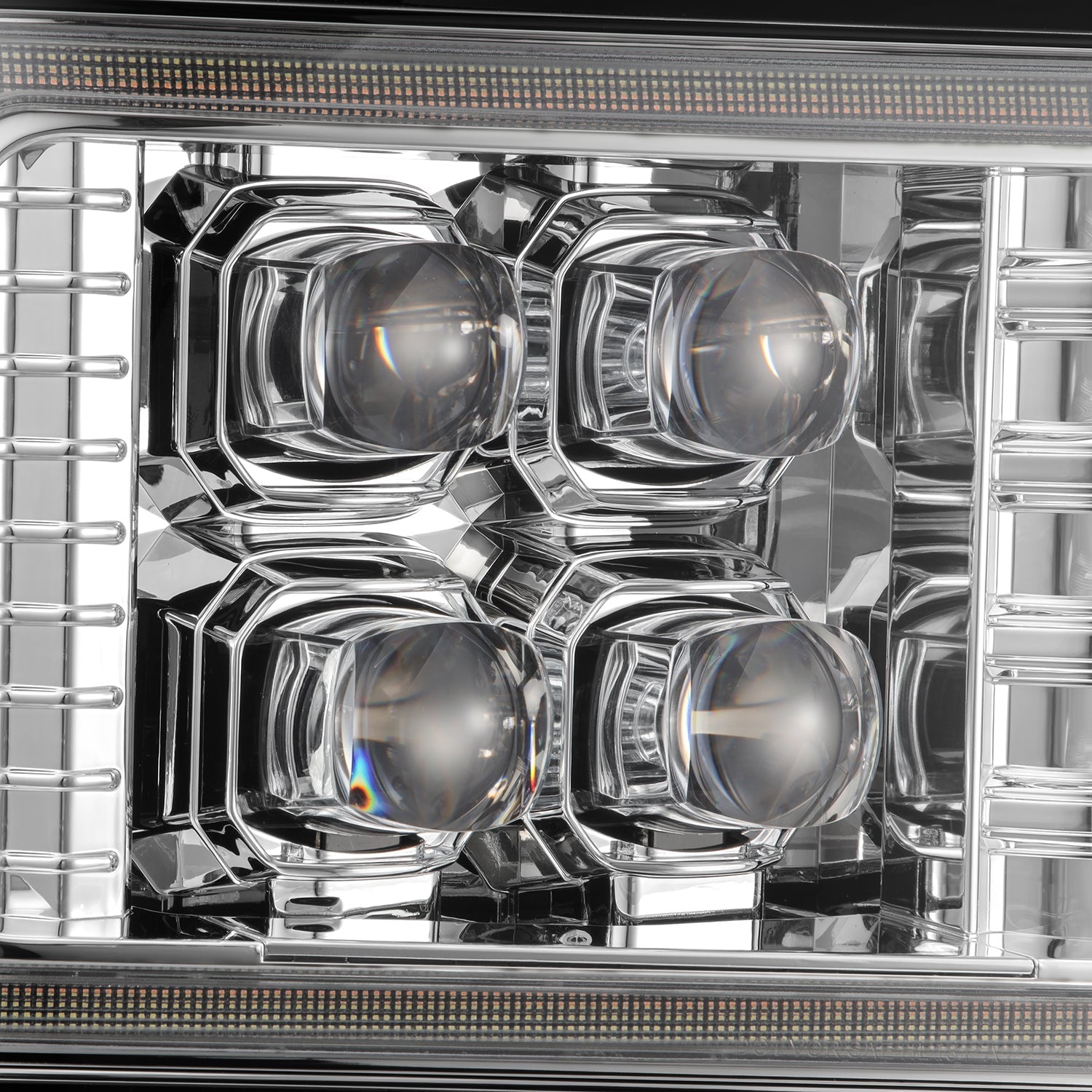 92-96 Ford F-Series/Bronco NOVA-Series LED Projector Headlights Chrome