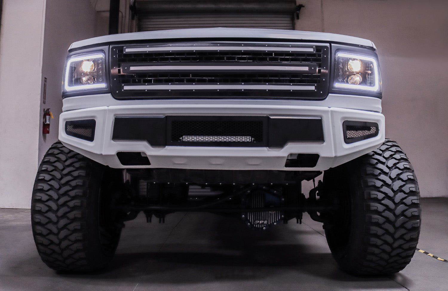 92-96 Ford F-Series/Bronco PRO-Series Halogen Projector Headlights Chrome
