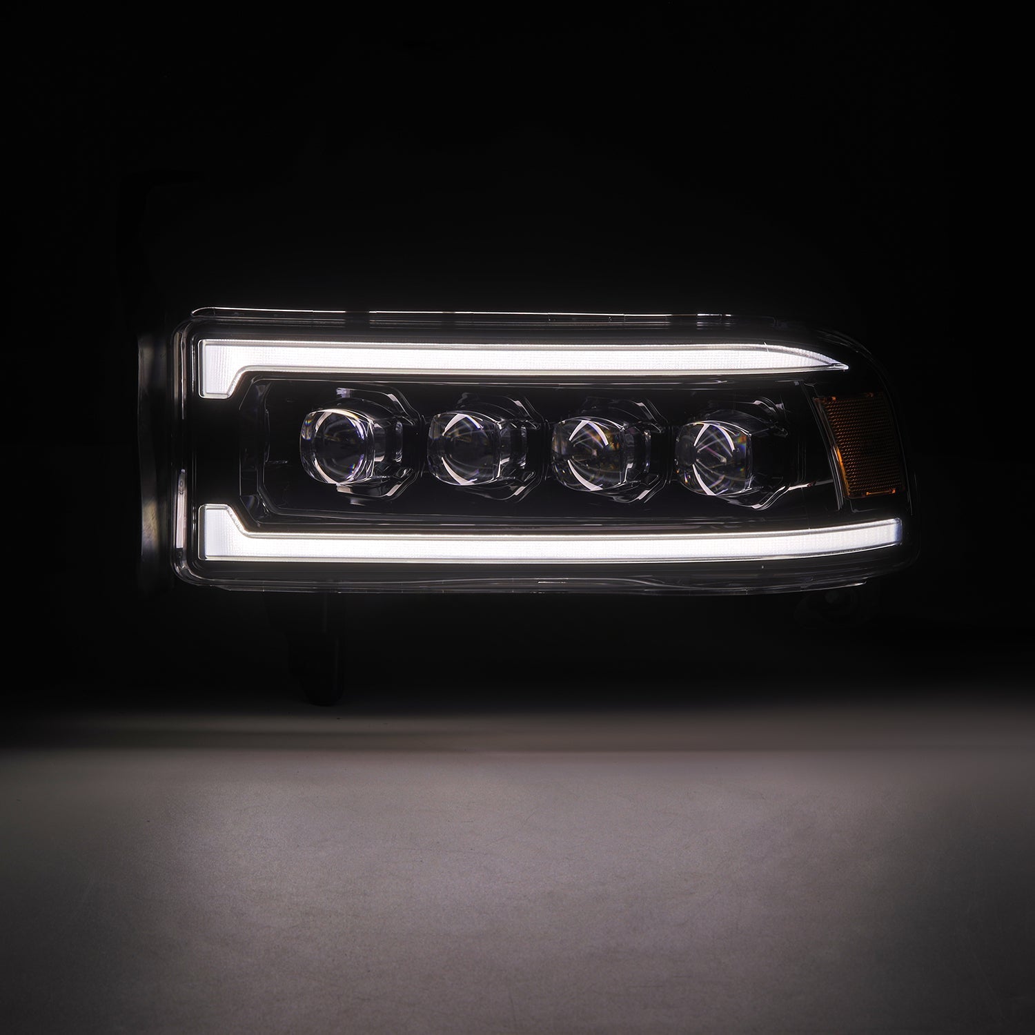 94-01 Dodge Ram 1500/94-02 Ram 2500/3500 NOVA-Series LED Headlights Alpha-Black