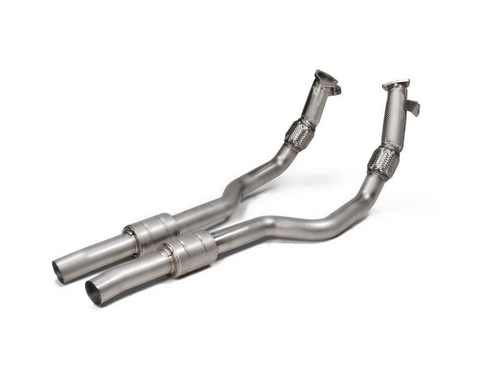 Akrapovic Link Pipe Set (SS) for OPF Audi C8 RS6/RS7