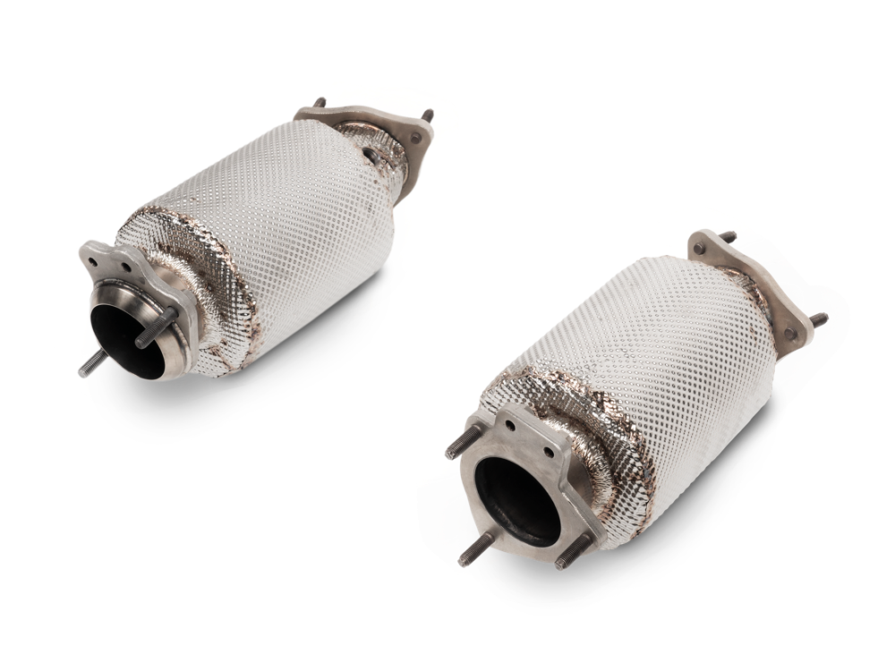 Akrapovic Link Pipe Set w/o Cat (SS) for Chevrolet Corvette Stingray (C8)