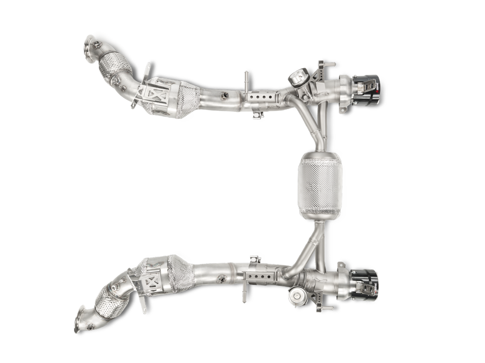 Akrapovic Link Pipe Set w/o Cat (SS) for Ferrari 488 GTB