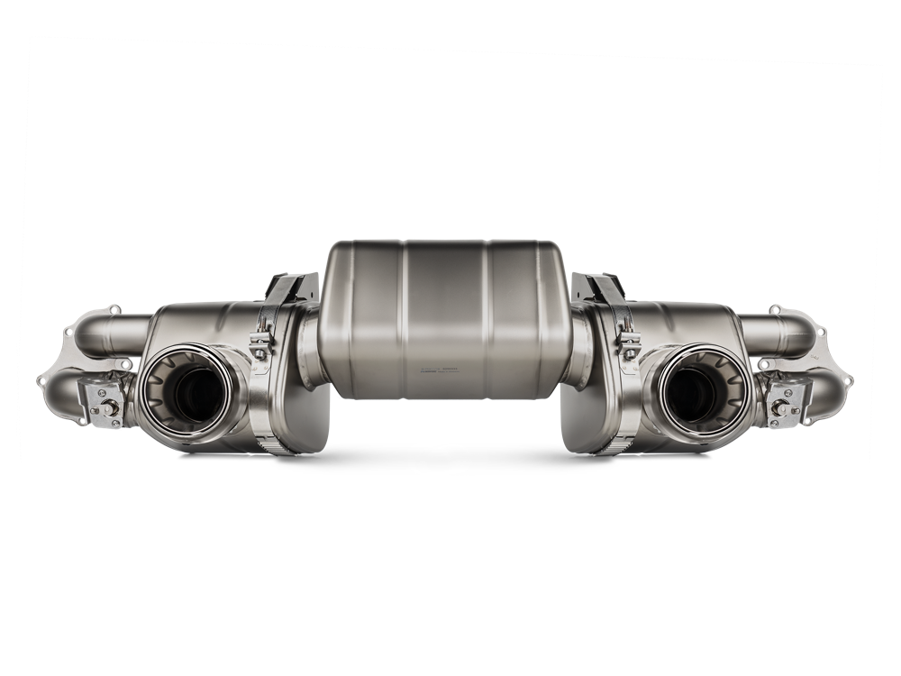Akrapovic Slip-On Race Line (Titanium) for 2020 Porsche 718 Cayman/Boxster GT4 / GTS 4.0 / Spyder