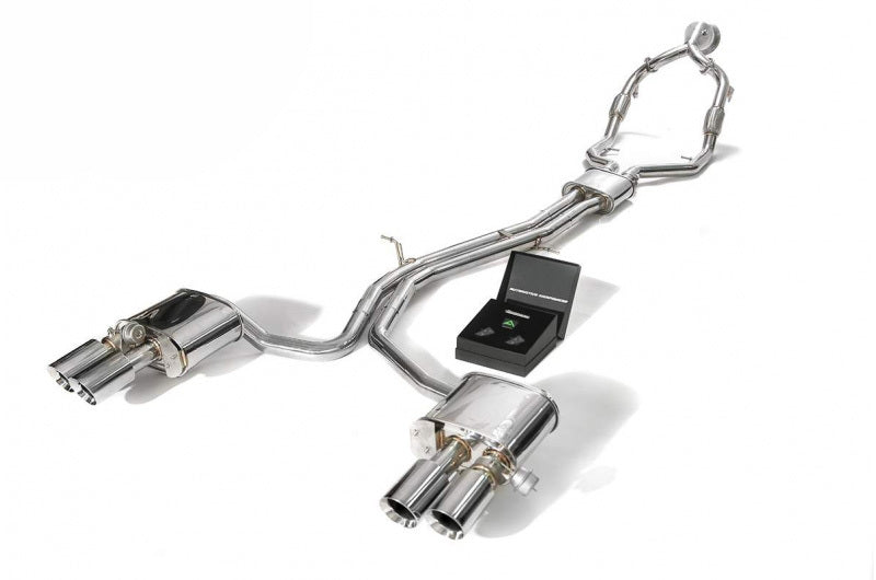 Armytrix Stainless Steel Valvetronic Cat Back Exhaust System Audi S4 B9 Sedan/Wagon AWD 17+
