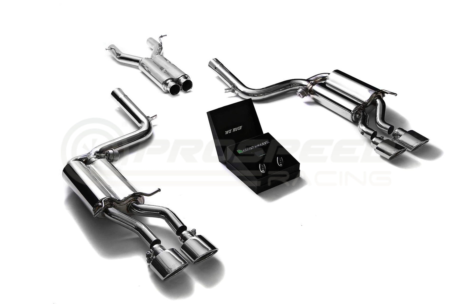 Armytrix Stainless Steel Valvetronic Cat Back Exhaust System Mercedes C63 W204 08-14