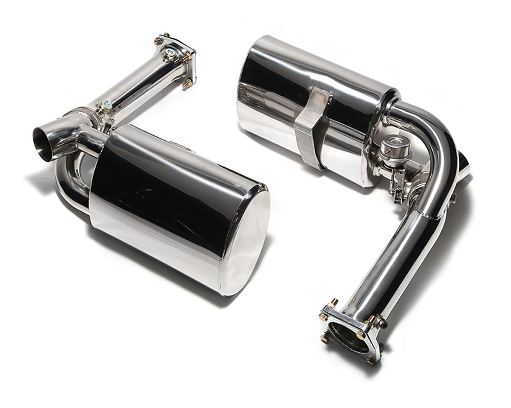 Armytrix Stainless Steel Valvetronic Cat Back Exhaust System Porsche 911 Turbo 997.1 06-08