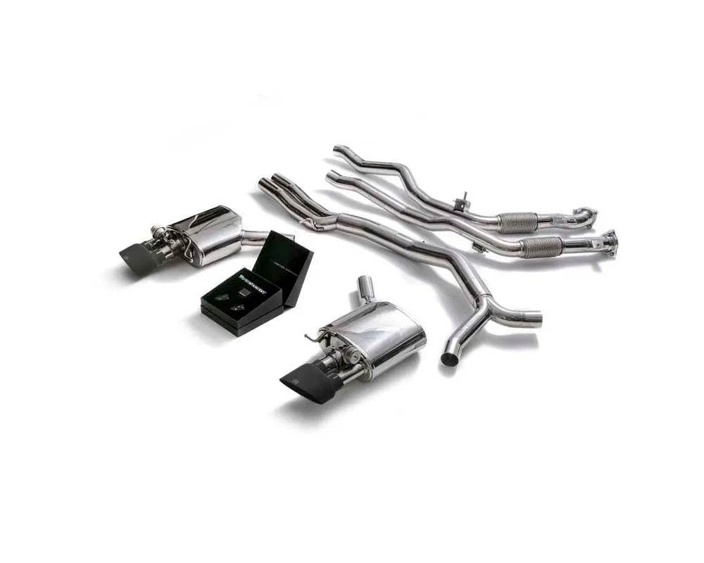 Armytrix Stainless Steel Valvetronic Cat Back Exhaust System w/ Wireless Remote Audi RS4 B9/RS5 F5 Wagon/Sportback 2.9TT 19+ (OPF)