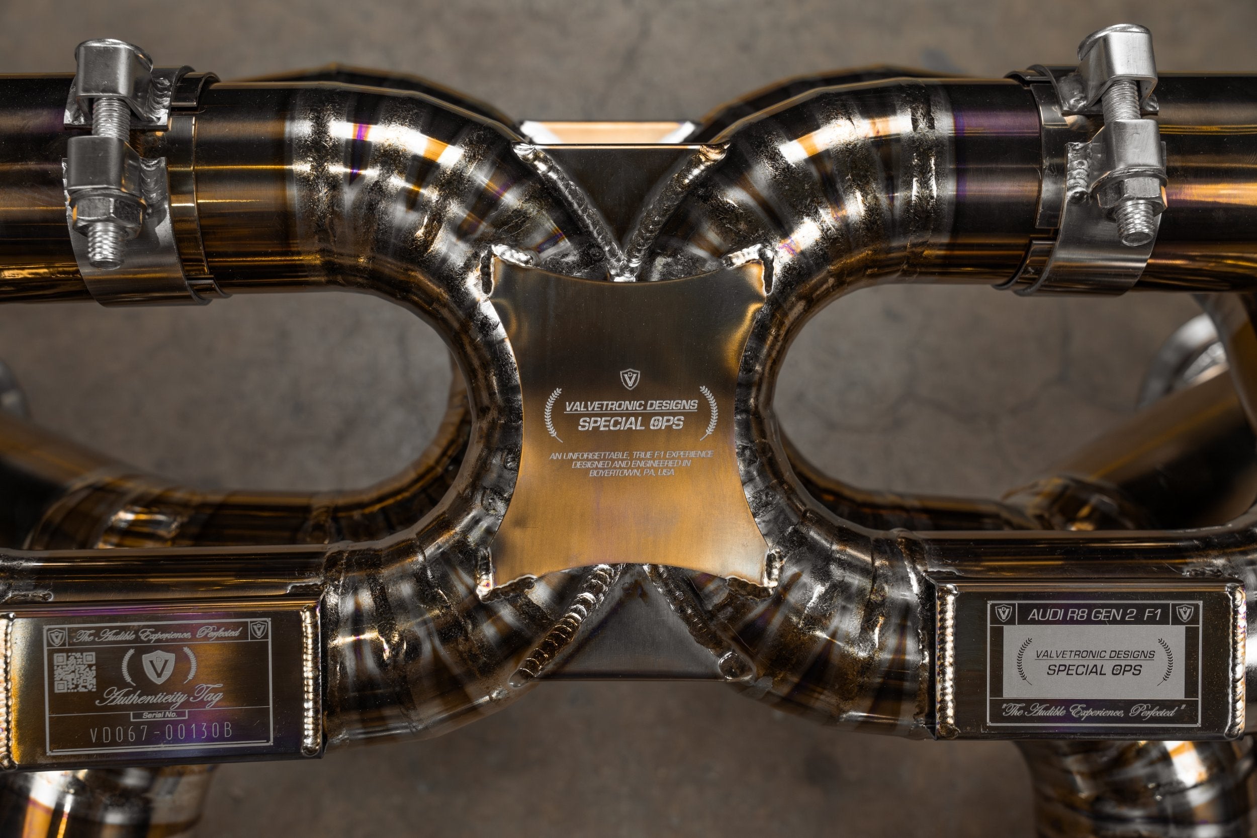 Audi R8 True F1 Exhaust System