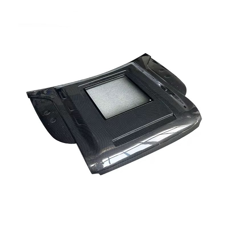Land Rover Defender Transparent Style Dry Carbon Fibre Hood (20-24)