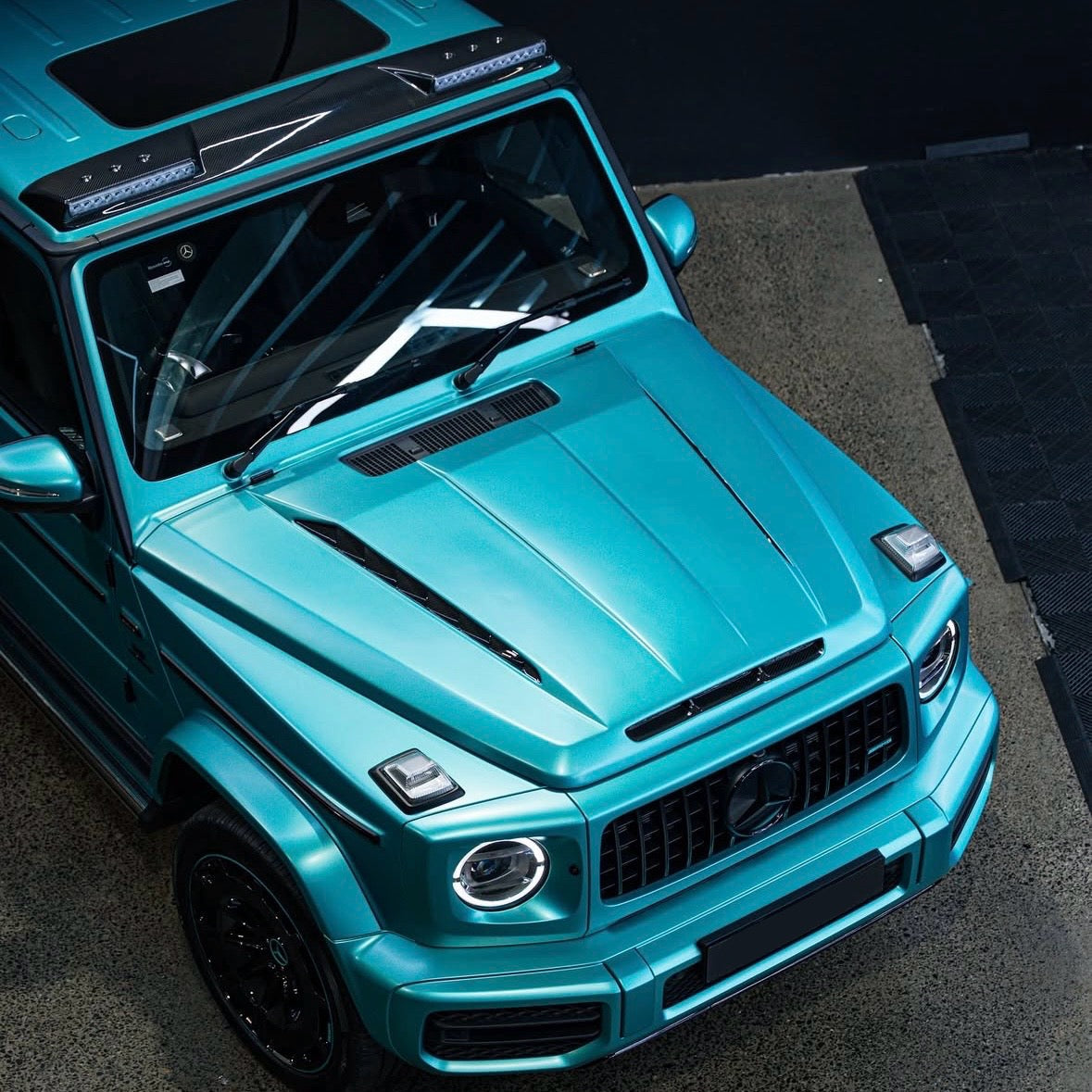 Mercedes Benz G Class Top Car Style Dry Carbon Fibre Hood (19-24)