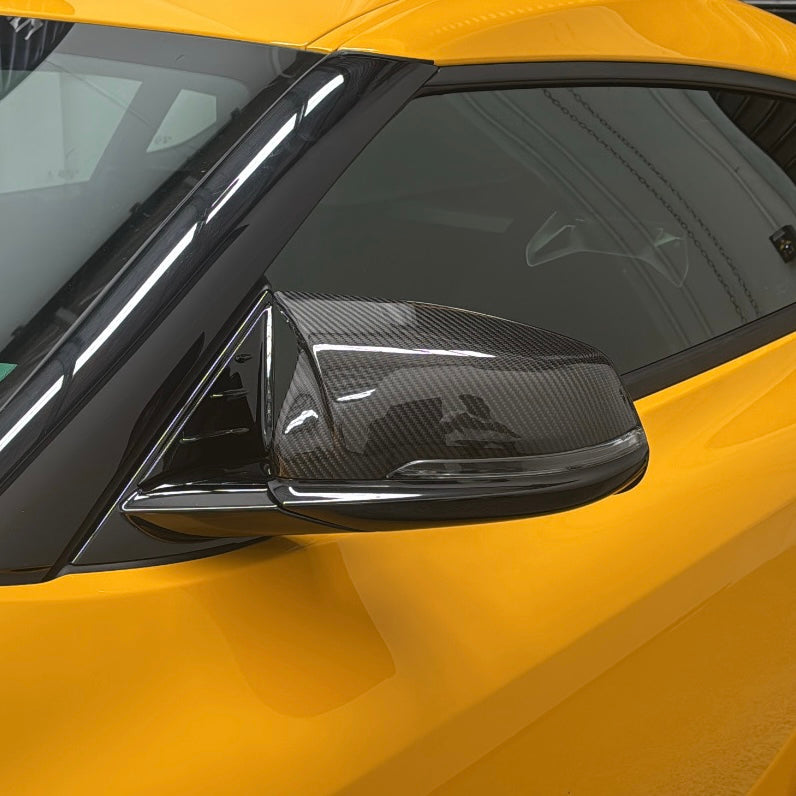 M Performance Style Carbon Fibre Mirror Caps for BMW