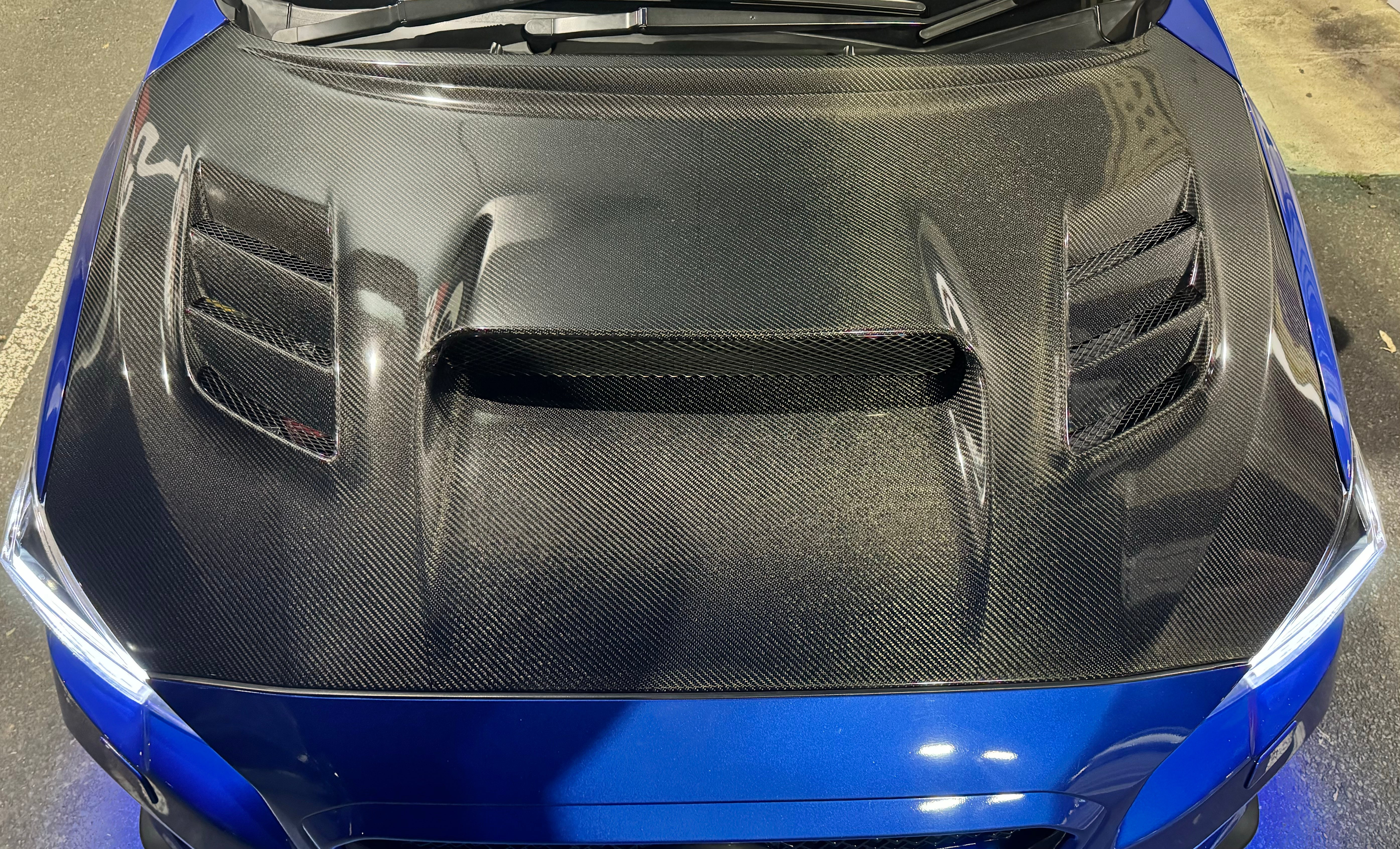 Subaru WRX VA (14-21) VARIS Style Carbon Fibre Hood