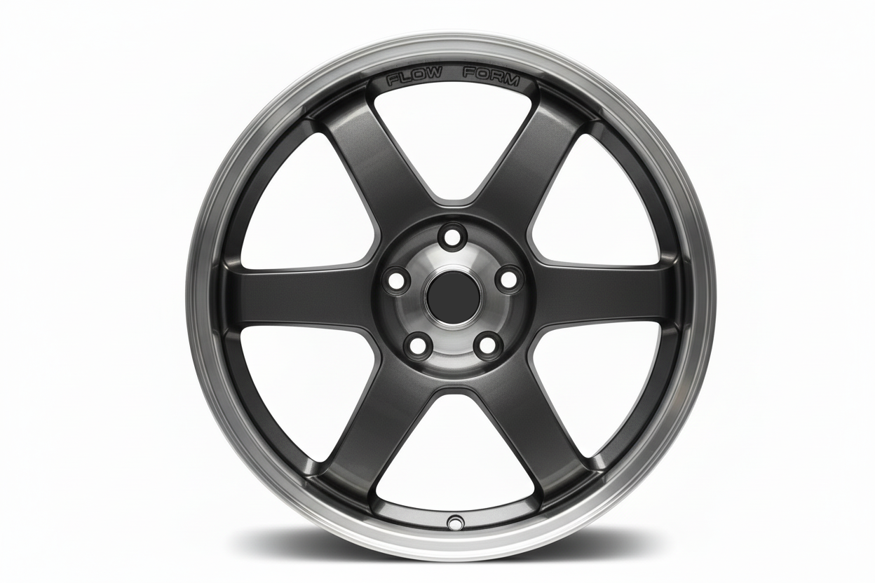 WWC 509 | 6-Spoke Motorsport Flow-Form Wheel – Gun Gray Machine