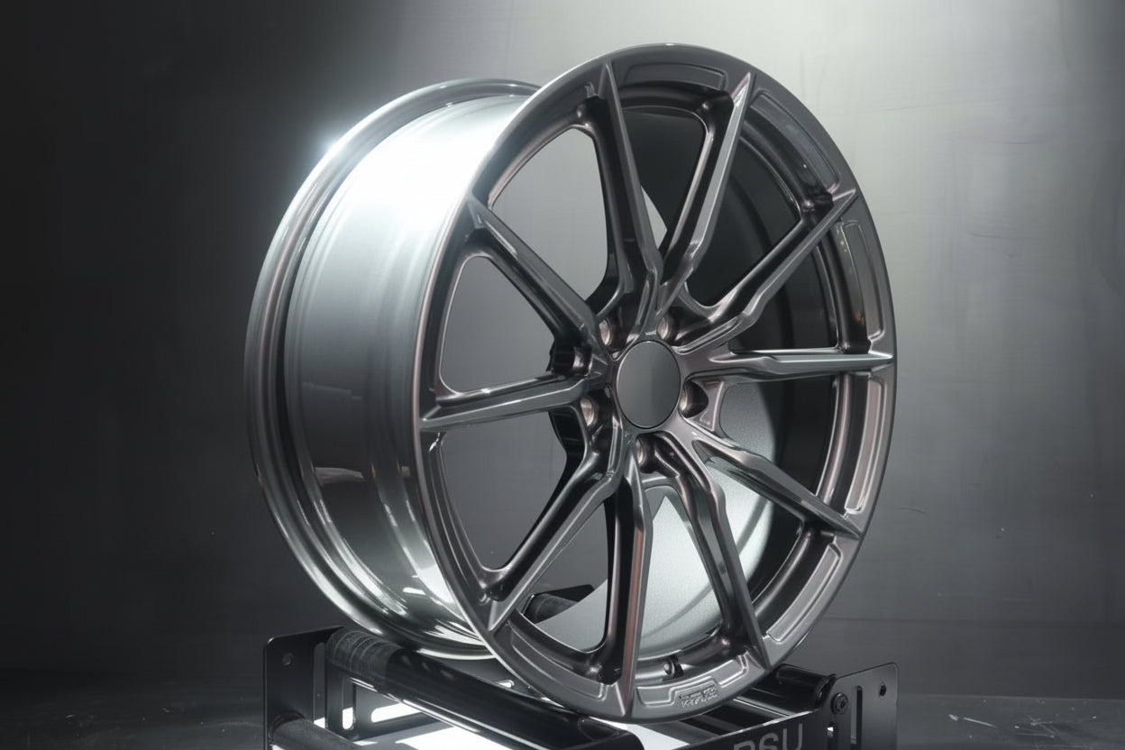 WheelWork Customs HRX multi-spoke forged performance wheels, close-up detail