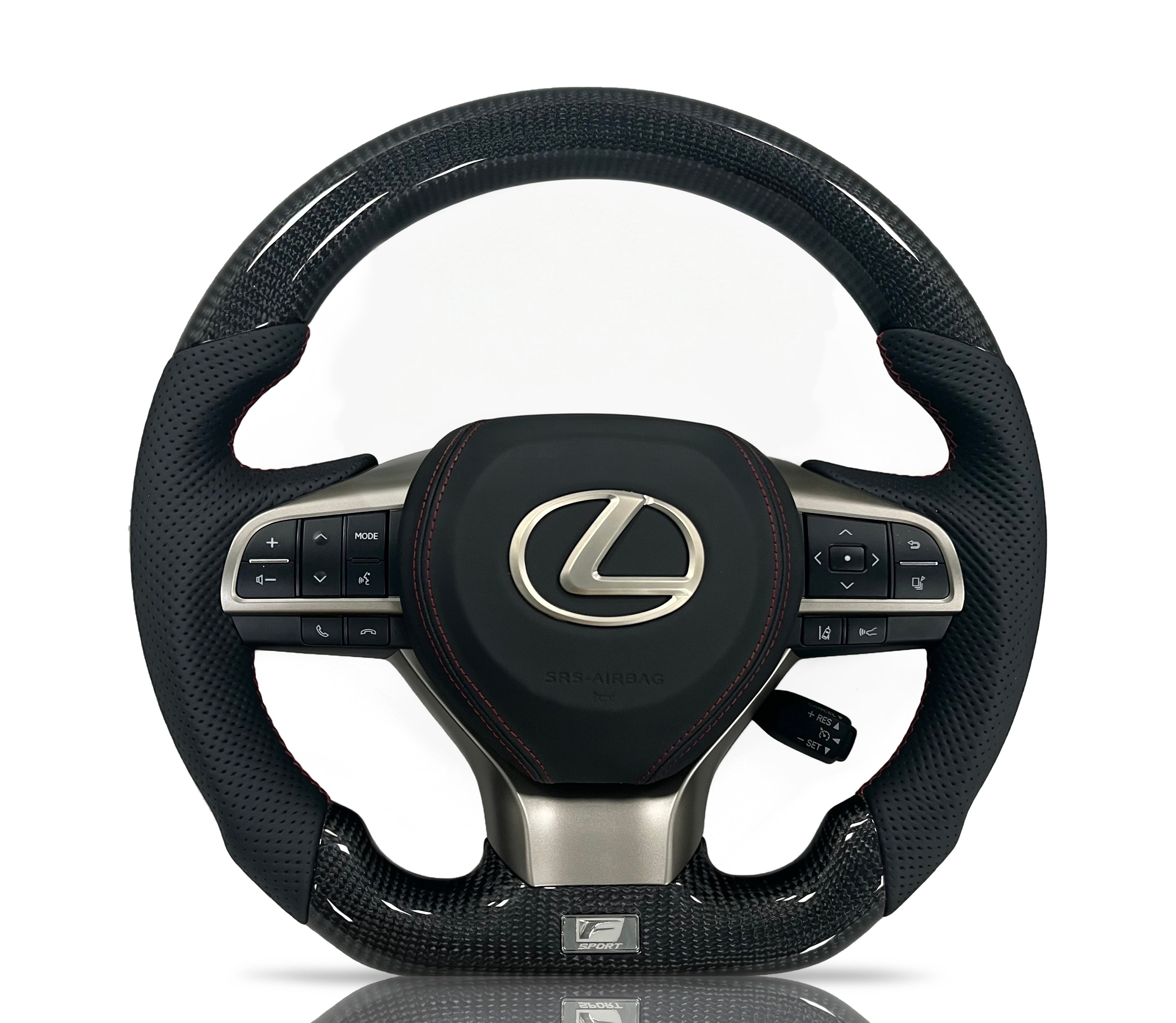 Vero Motorsport Lexus Carbon Fibre & Perforated Leather Steering Wheel IV