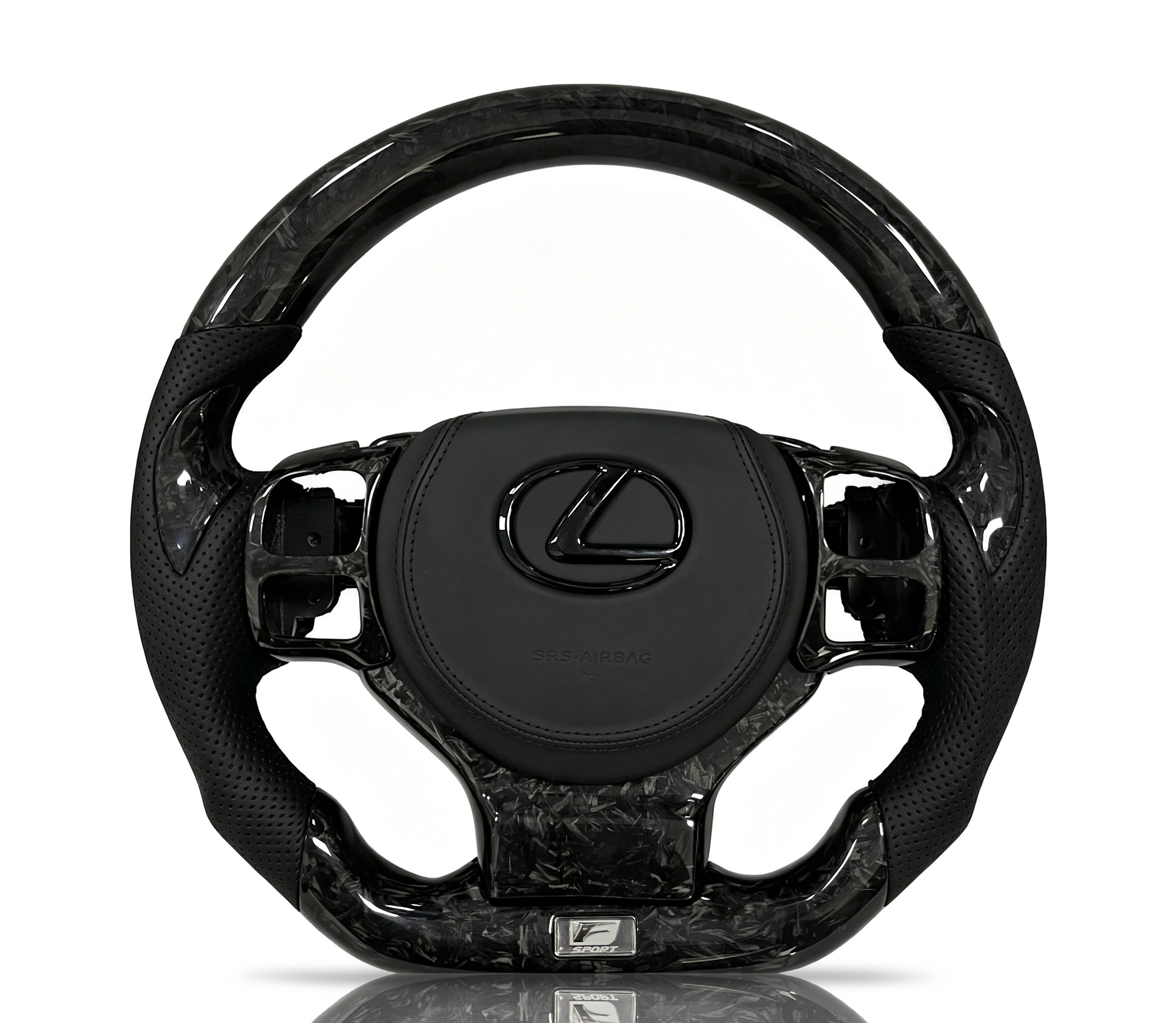 Vero Motorsport Lexus Forged Carbon Fibre & Perforated Leather Steering Wheel