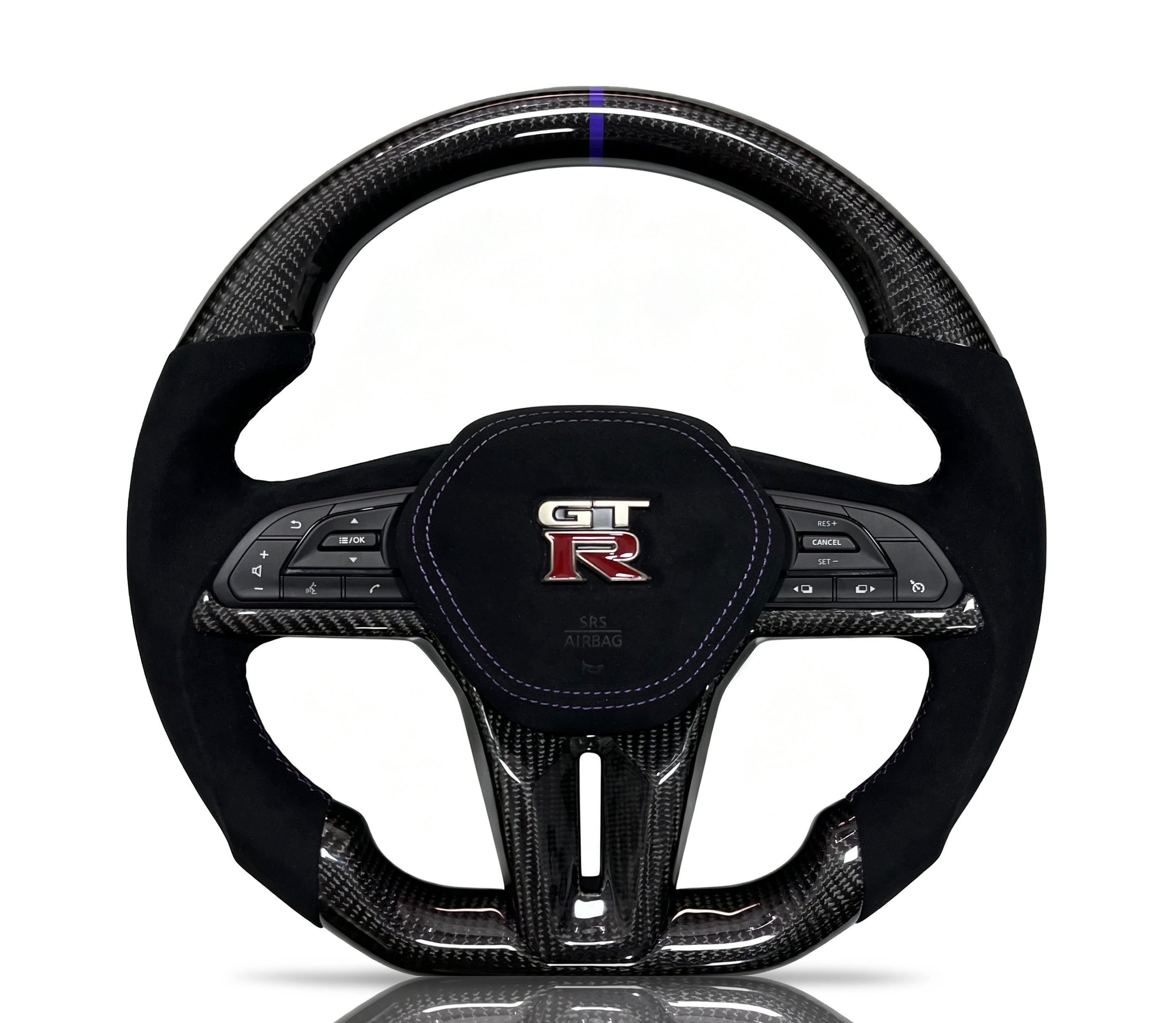 Vero Motorsport Nissan Carbon Fibre & Alcantara Steering Wheel (Design 5)