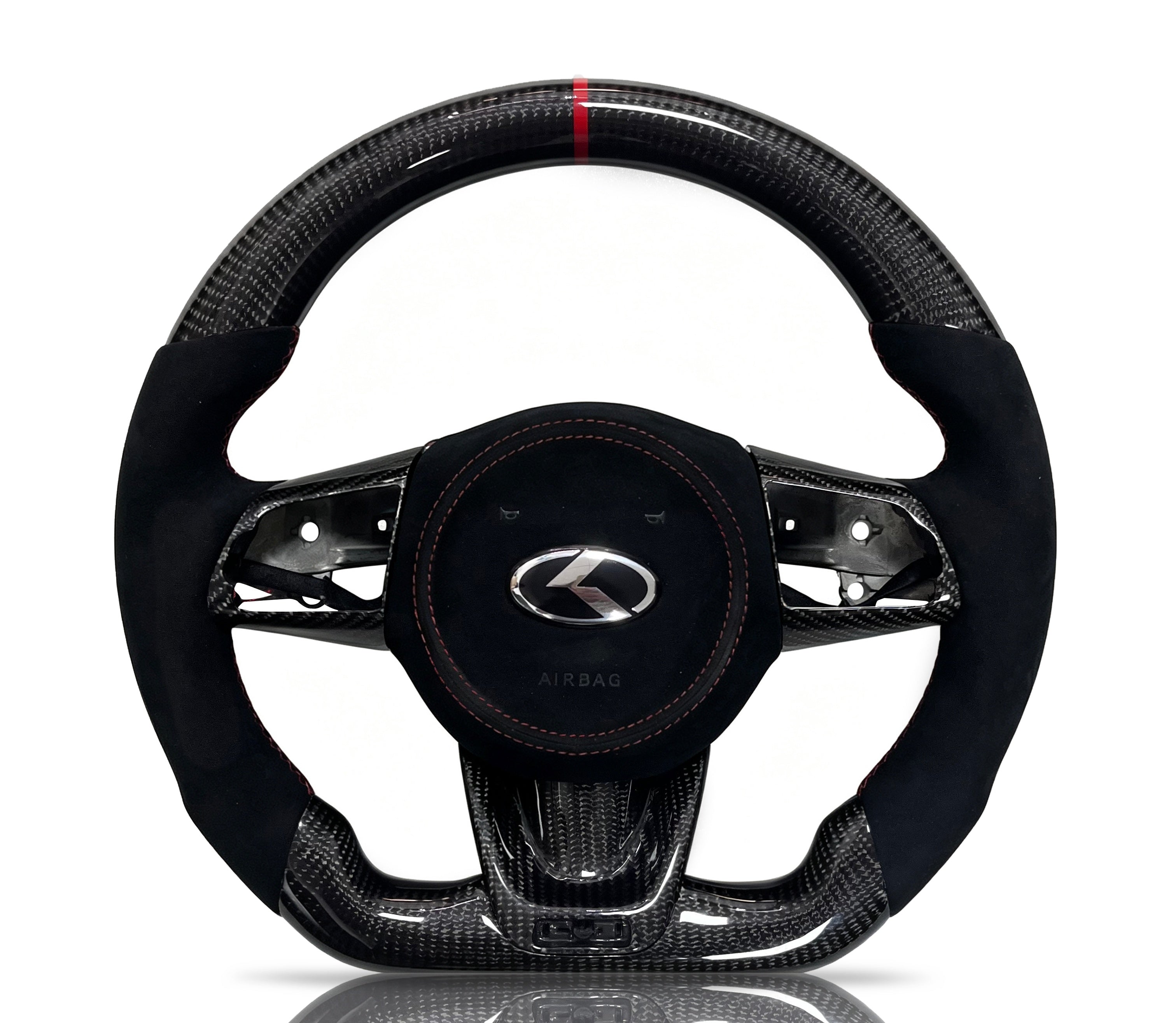 Vero Motorsport Kia Carbon Fibre & Alcantara Steering Wheel (Design 01)