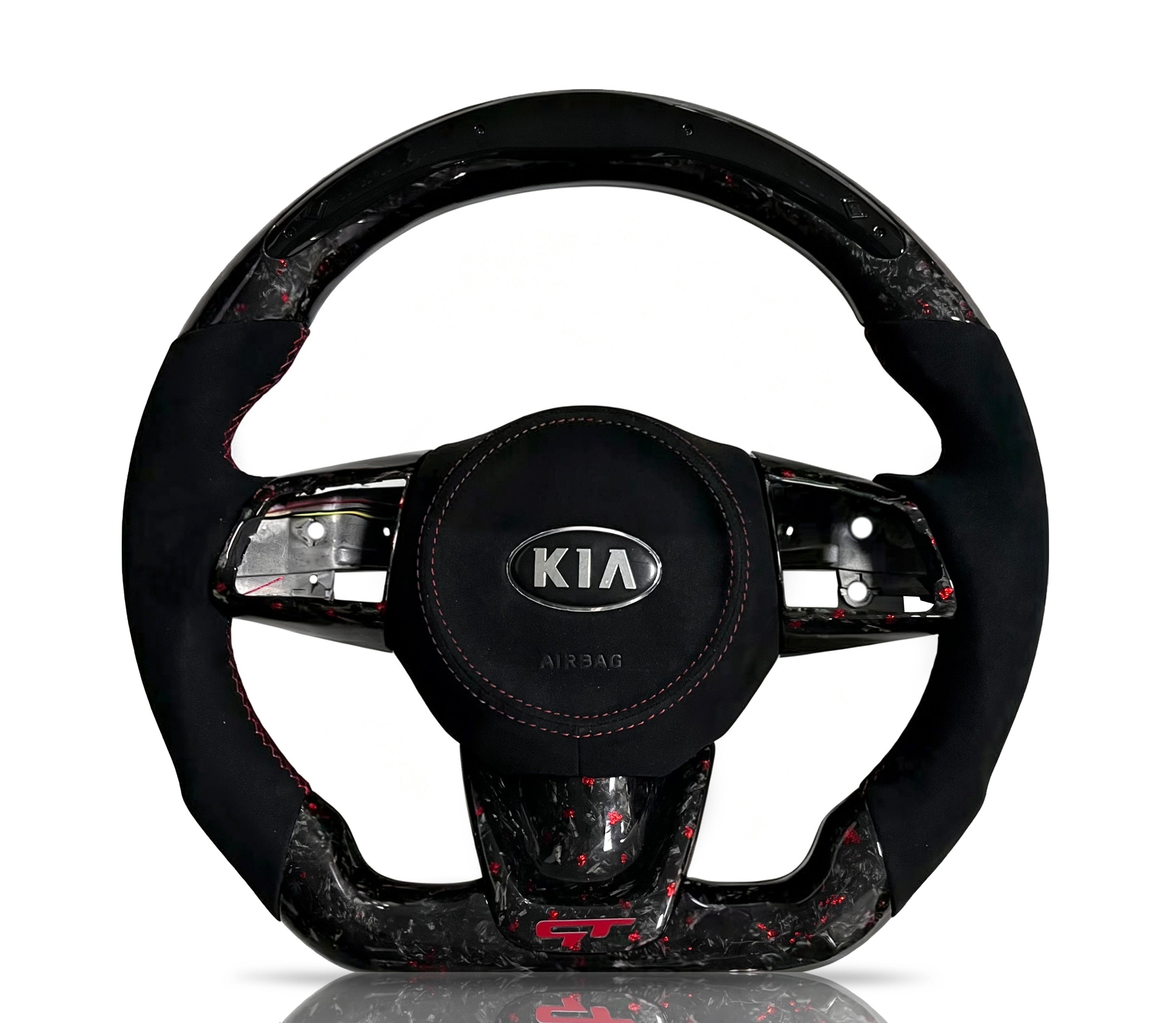 Vero Motorsport Kia Forged Carbon Fibre & Alcantara Steering Wheel (Design 03)