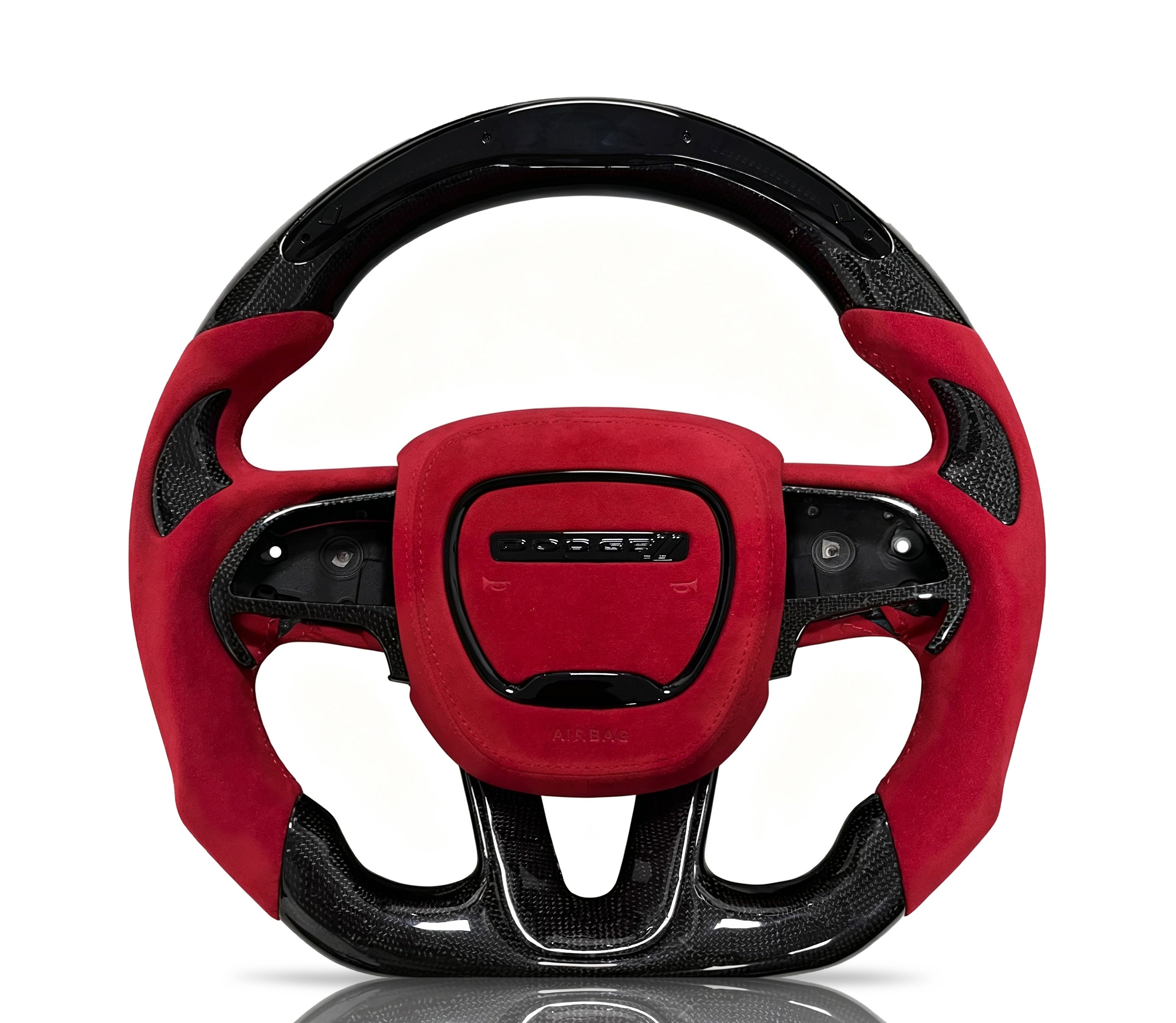Vero Motorsport Dodge Carbon Fibre & Alcantara Steering Wheel (Design 07)
