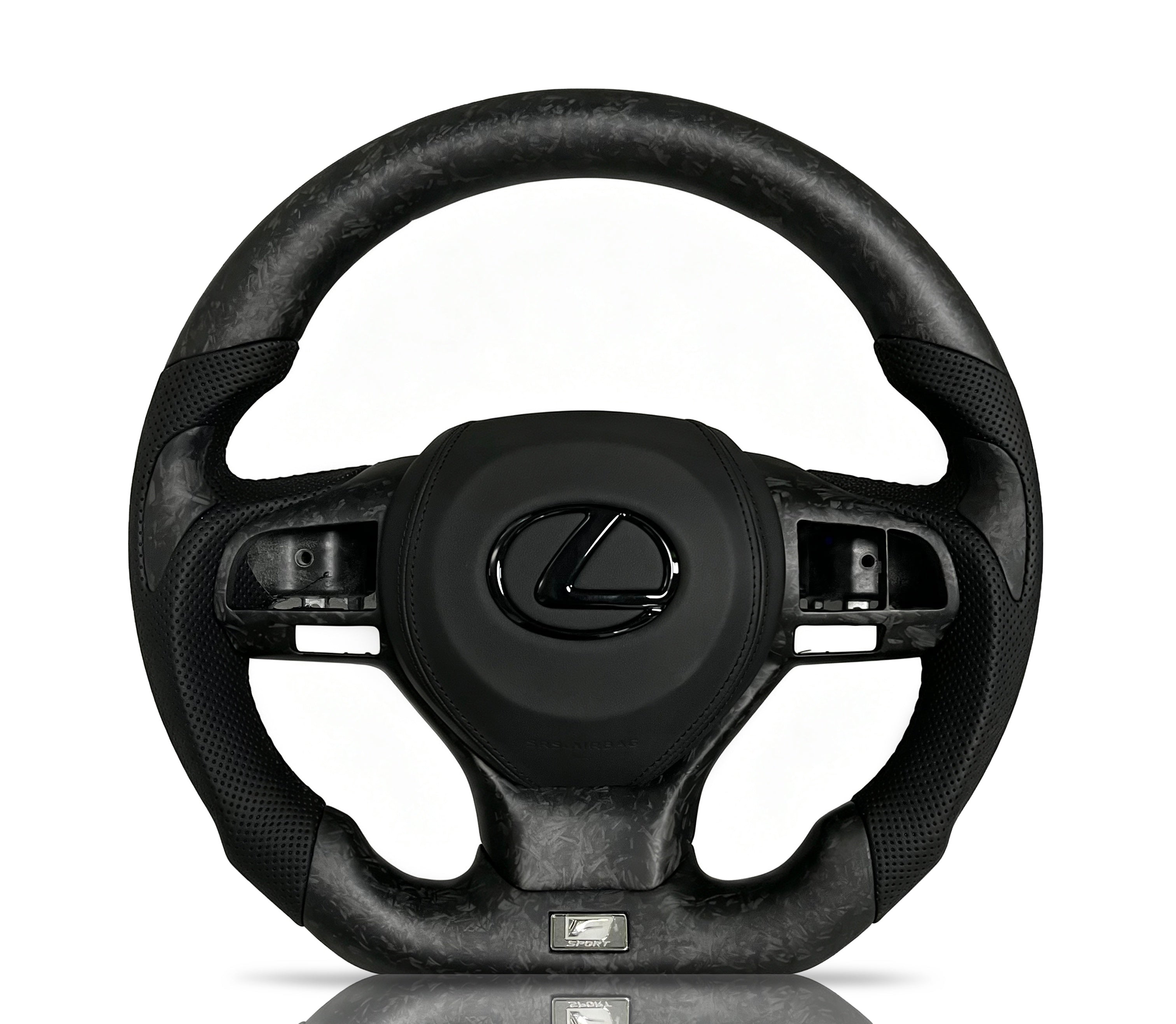 Vero Motorsport Lexus Matte Carbon Fibre & Perforated Leather Steering Wheel