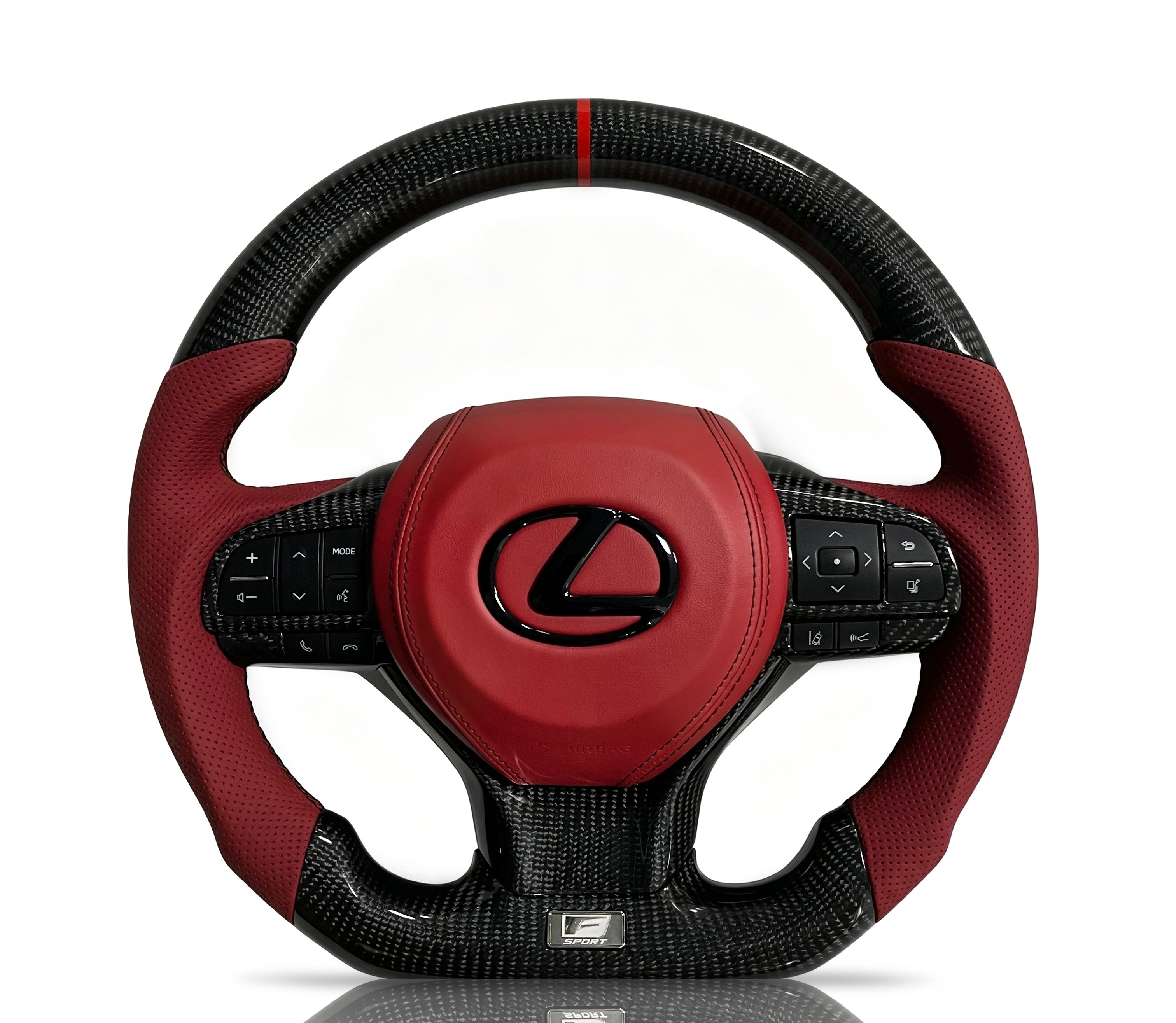 Vero Motorsport Lexus Carbon Fibre & Perforated Leather Steering Wheel