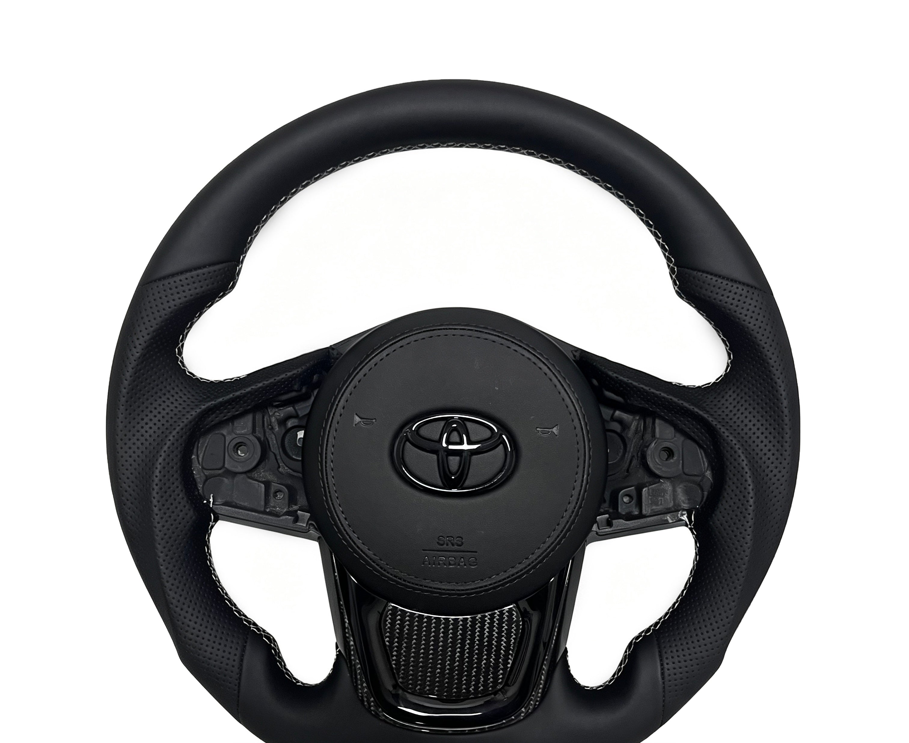 Toyota GR Supra Carbon Fibre Steering Wheel (Design 20) on a clean white background
