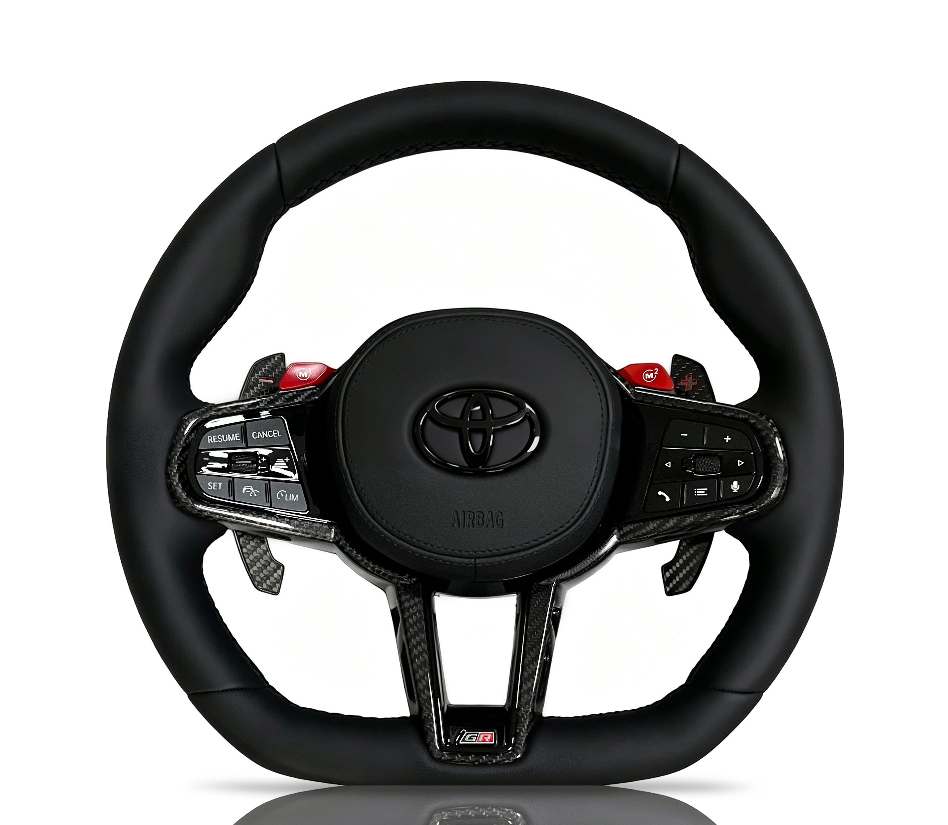 Vero Motorsport Toyota GR Supra Smooth Leather Steering Wheel (Design 21)