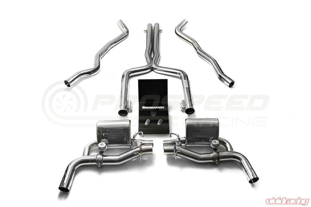 Armytrix Stainless Steel Valvetronic Cat Back Exhaust System Mercedes C63 W205 15+