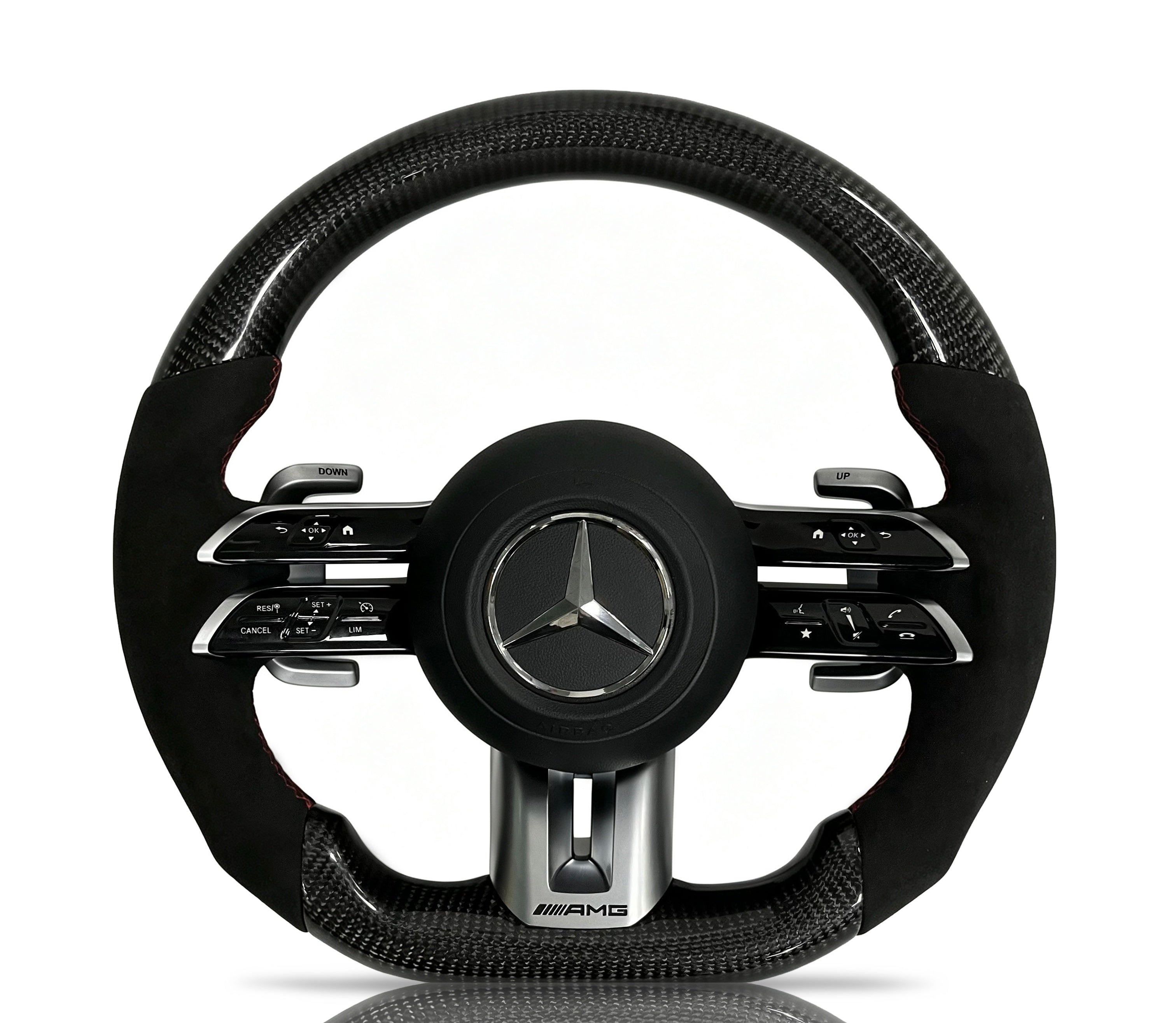 Vero Motorsport Mercedes-Benz Carbon Fibre & Alcantara Steering Wheel (Design 12)